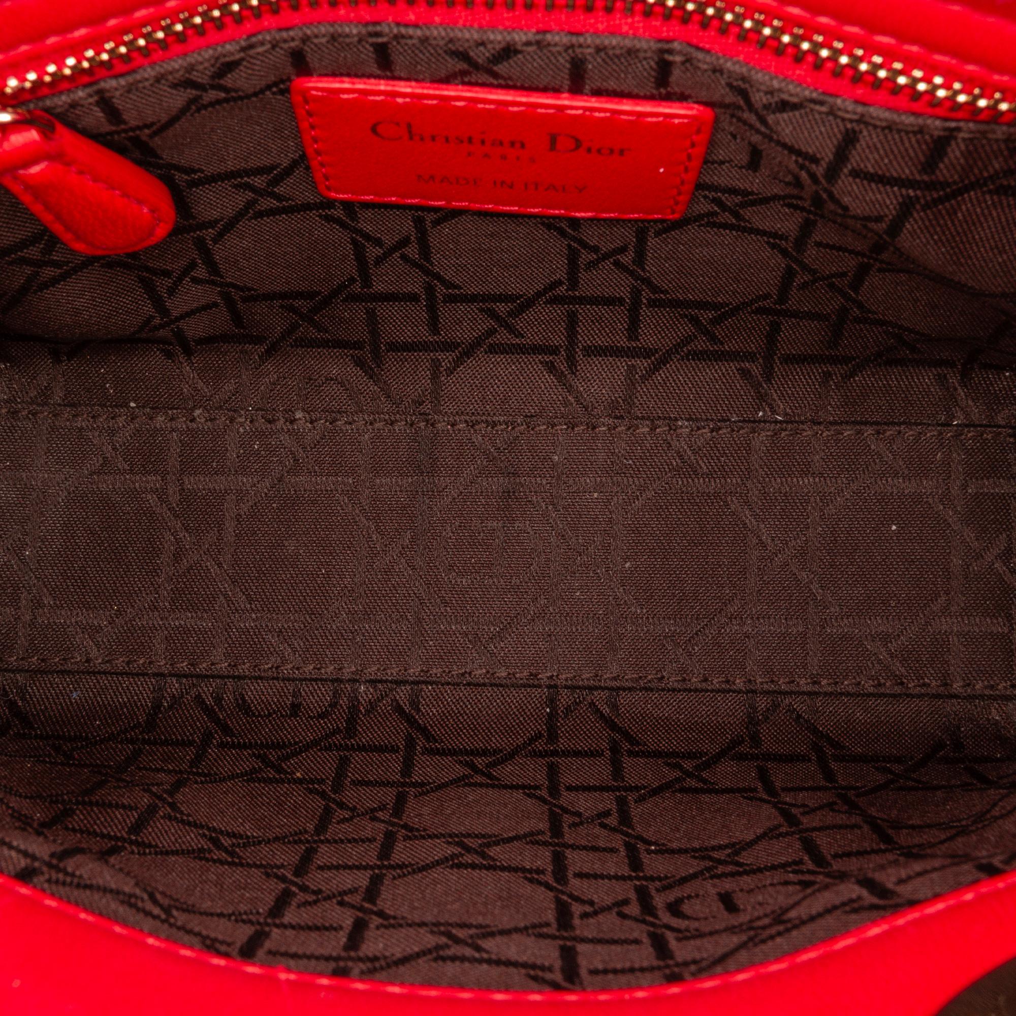 Dior Mini Cannage Lambskin Lady Dior (SHG-JGcyRi)