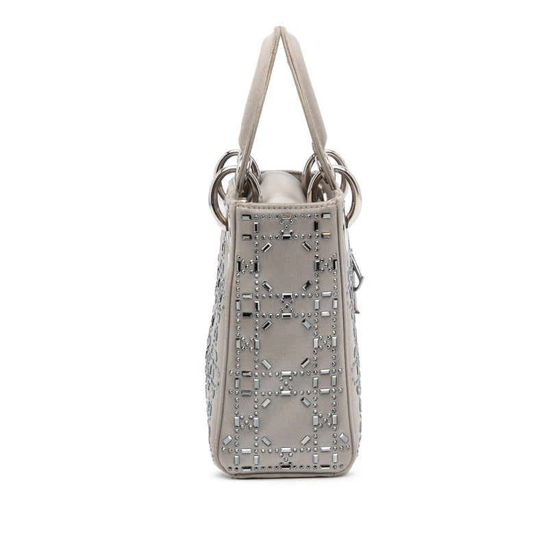 Christian Dior Mini Lady Dior Crystal Embellished Shoulder Bag