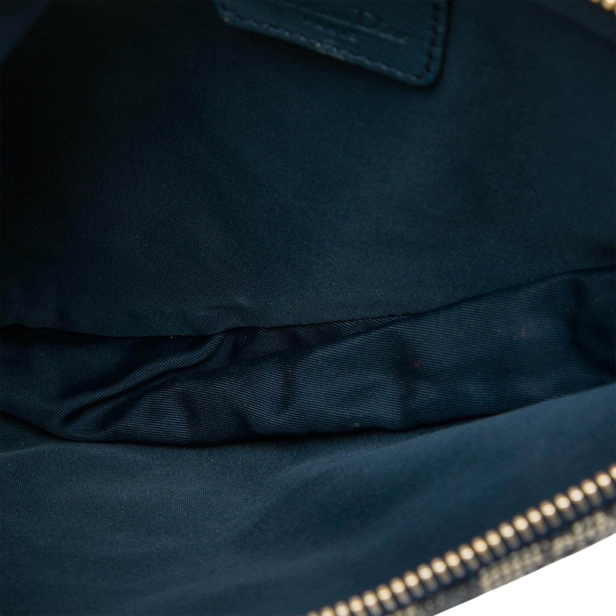 Dior Mini Diorissimo Canvas Saddle Pochette