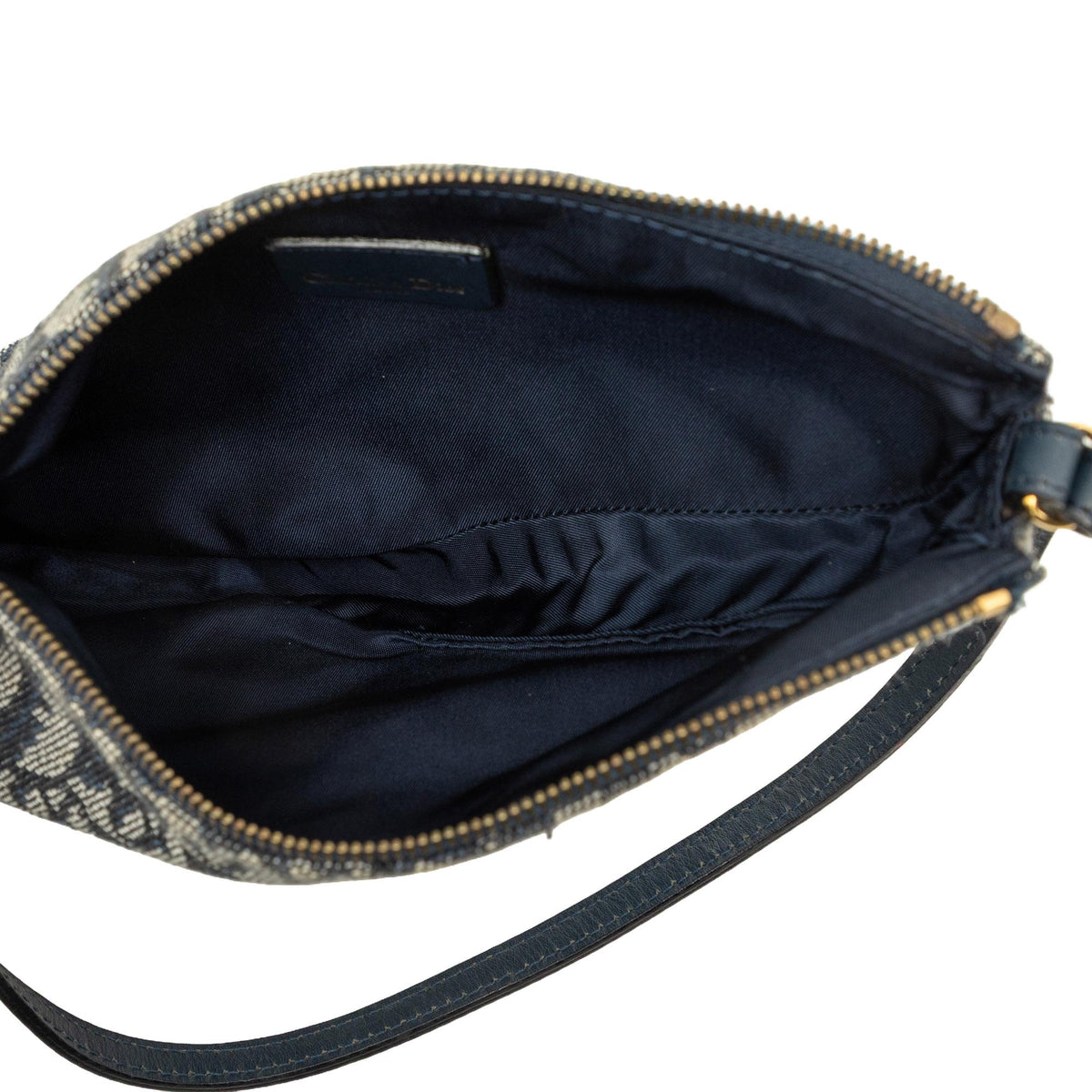 Dior Mini Diorissimo Canvas Saddle Pochette