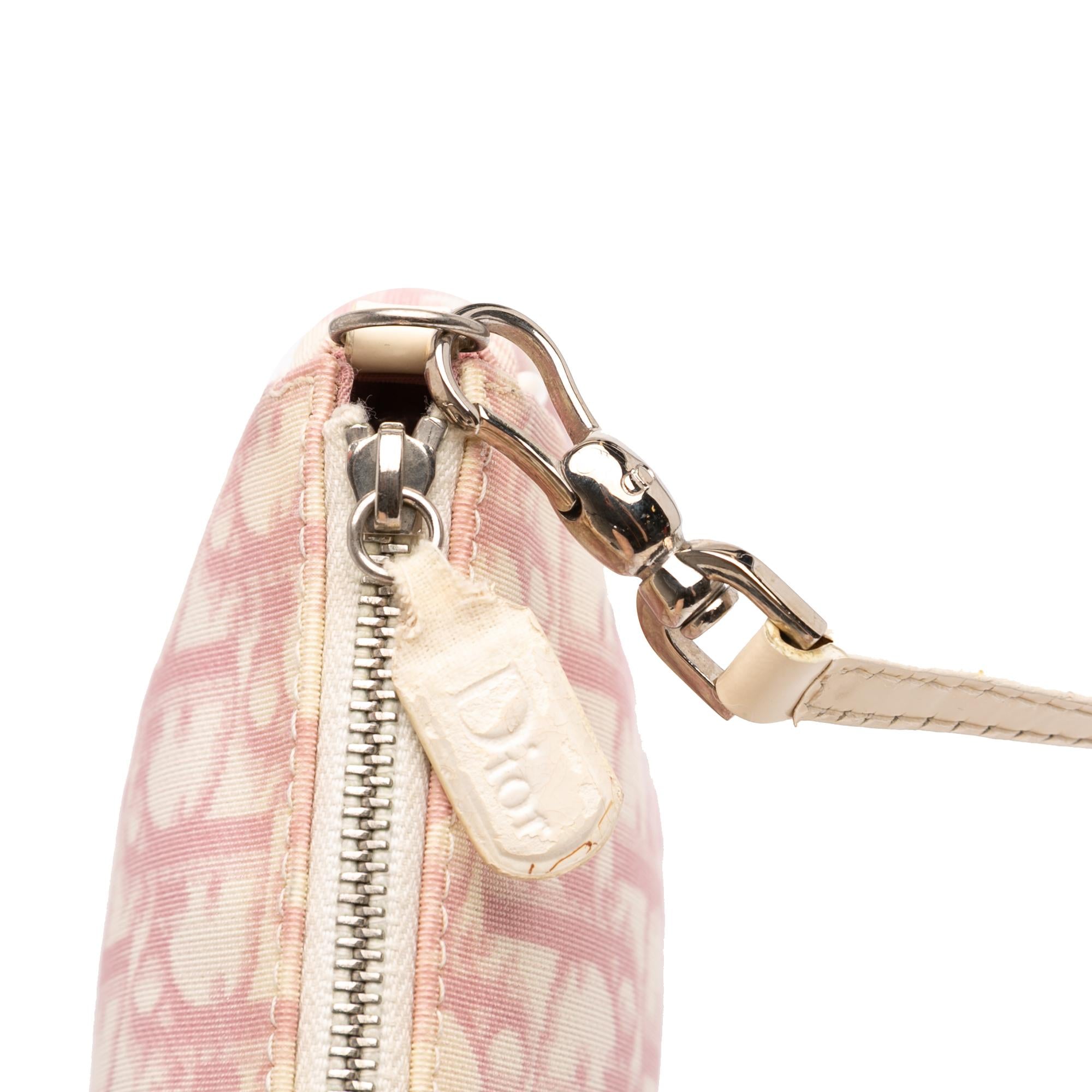 Dior Mini Diorissimo Coated Canvas Saddle Pochette