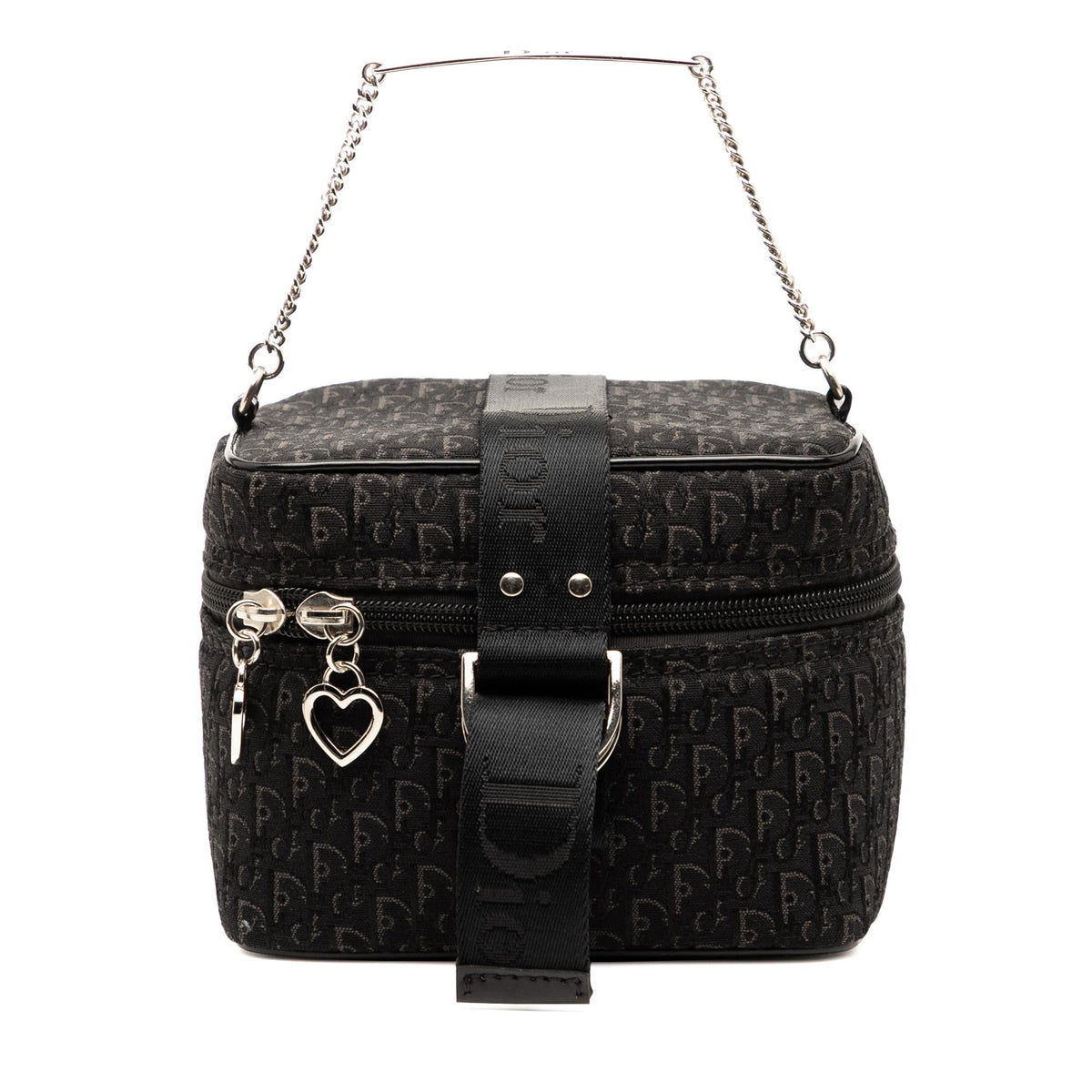 Dior Mini Diorissimo Trotter Canvas Vanity Bag