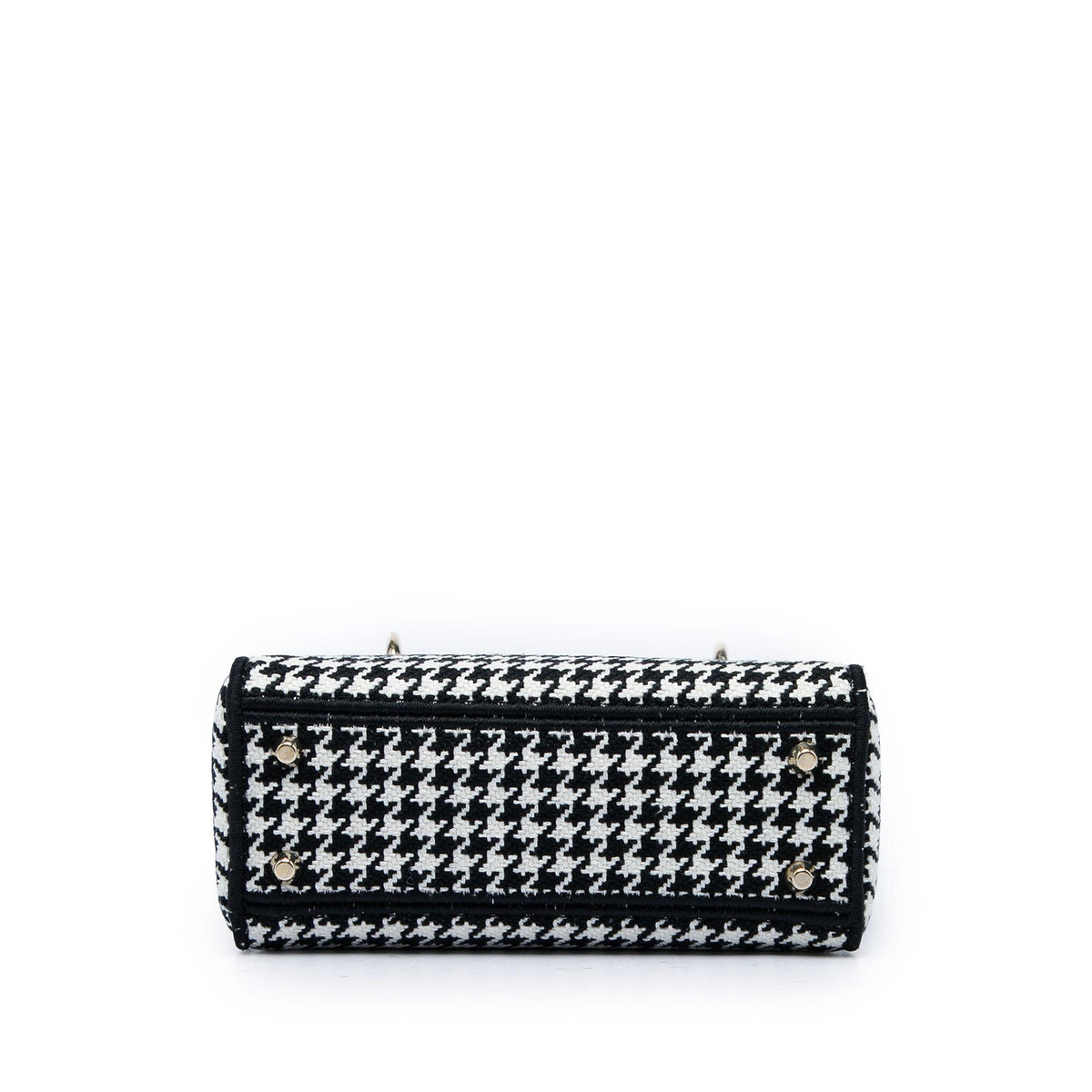 Dior Mini Embroidered Canvas Houndstooth Lady D Lite