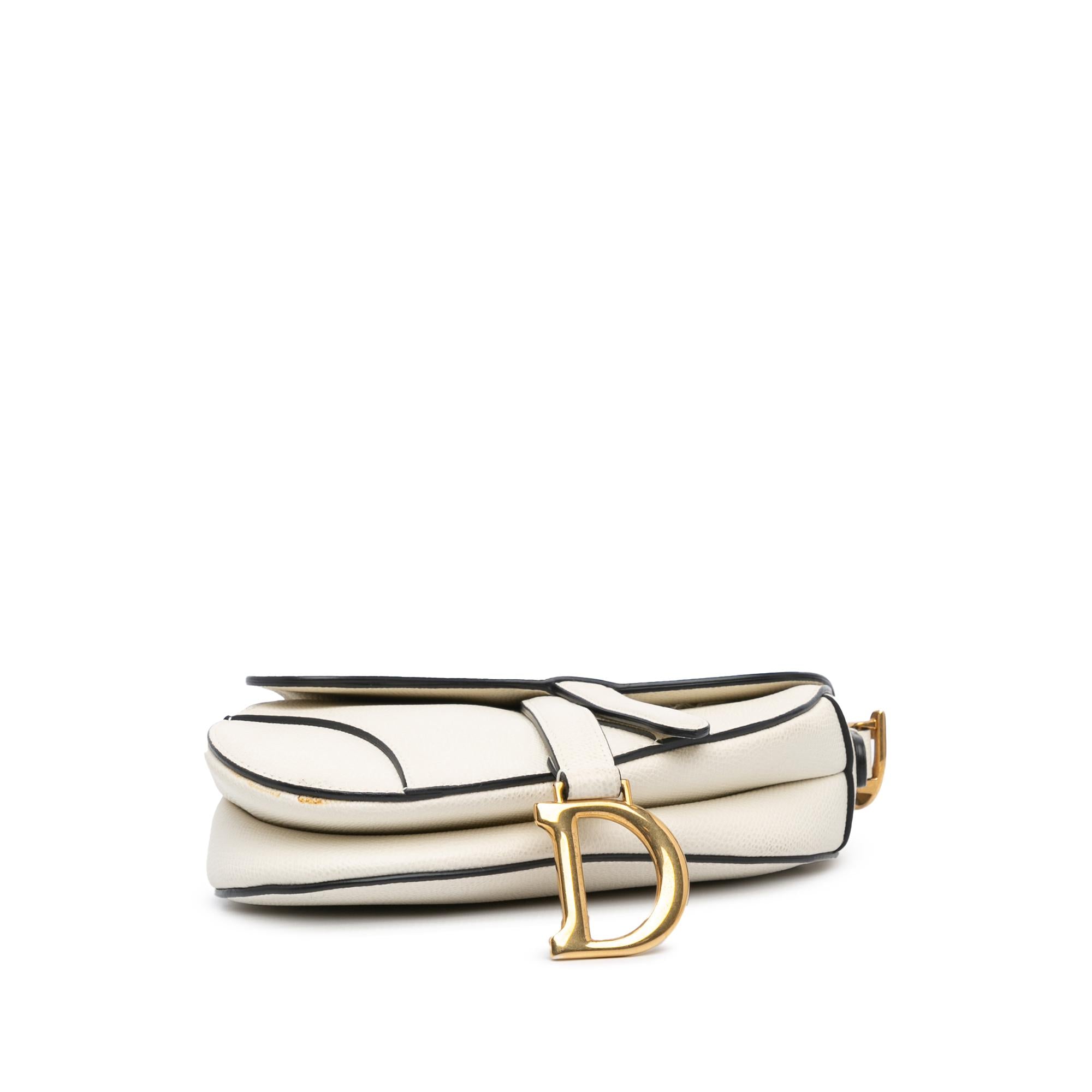 Dior Mini Grained Calfskin Saddle Bag