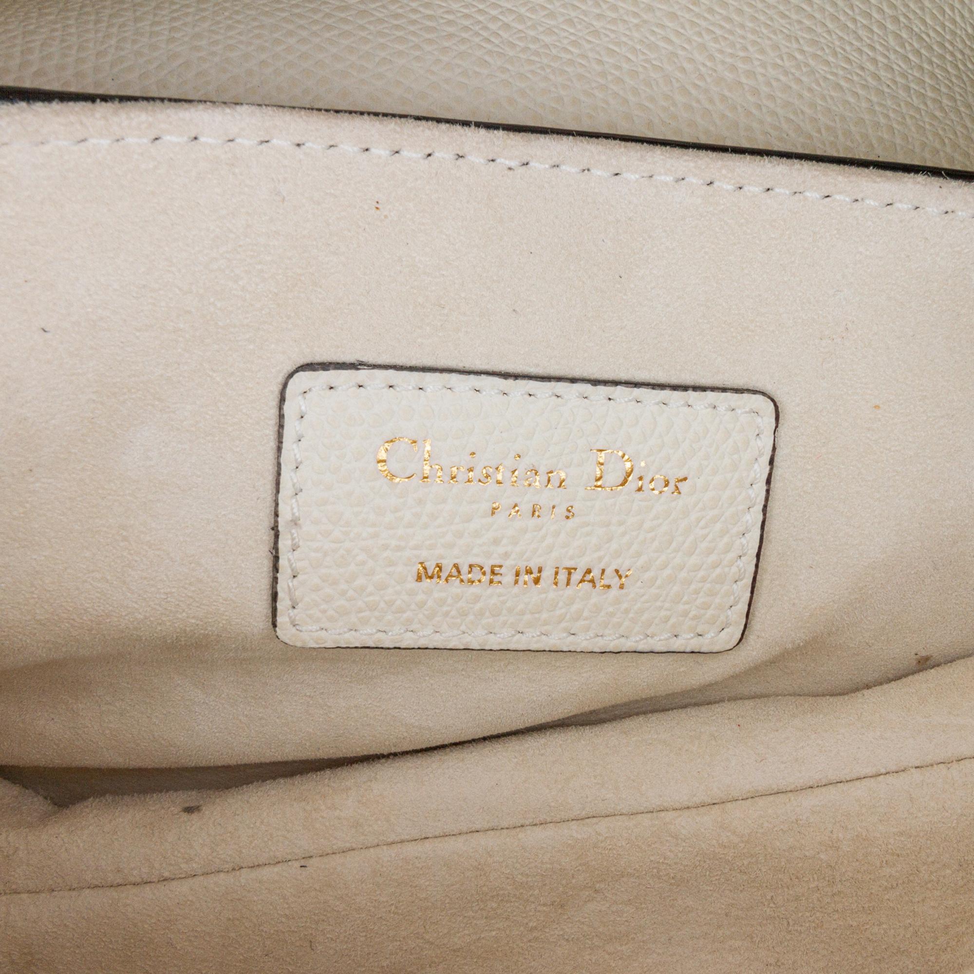 Dior Mini Grained Calfskin Saddle Bag