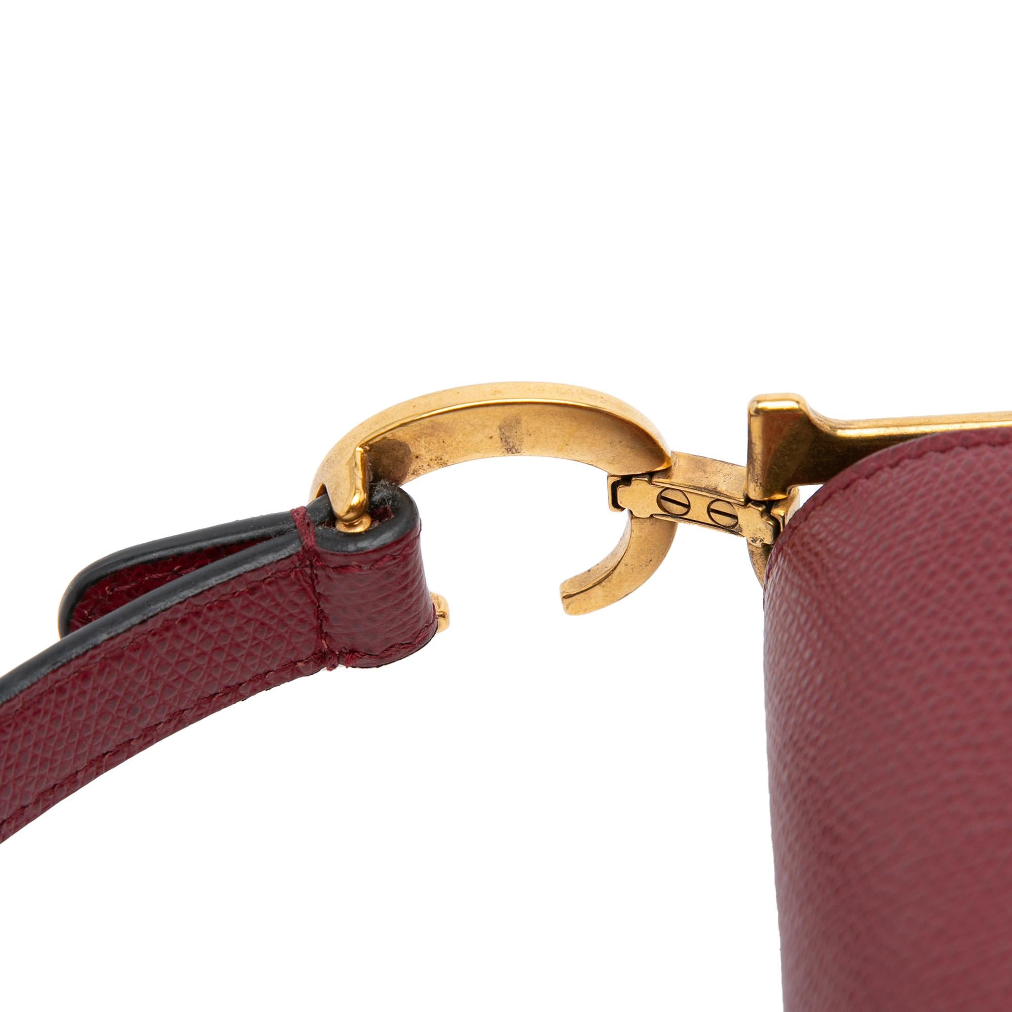Dior Mini Grained Calfskin Saddle Bag