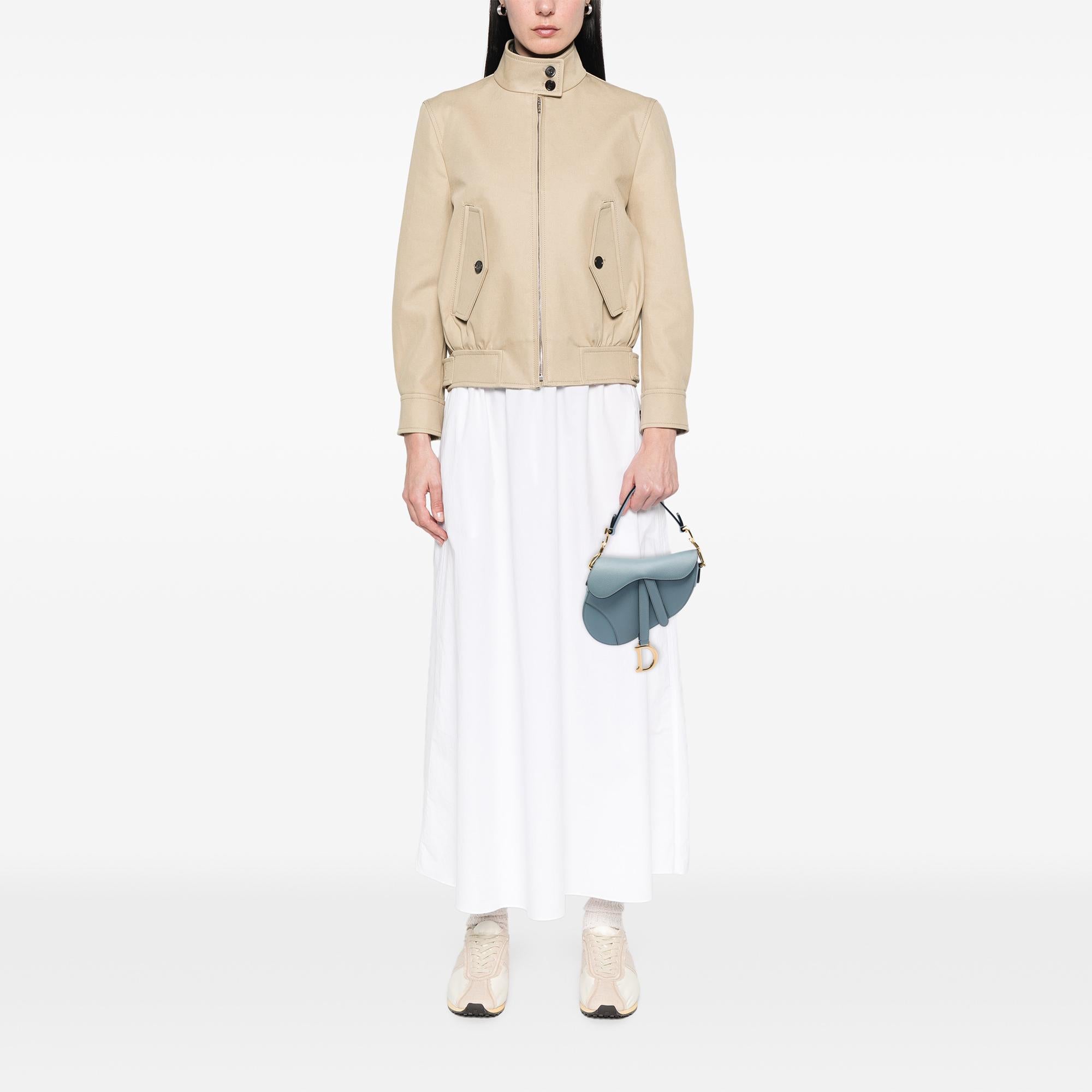 Dior Mini Grained Calfskin Saddle Bag