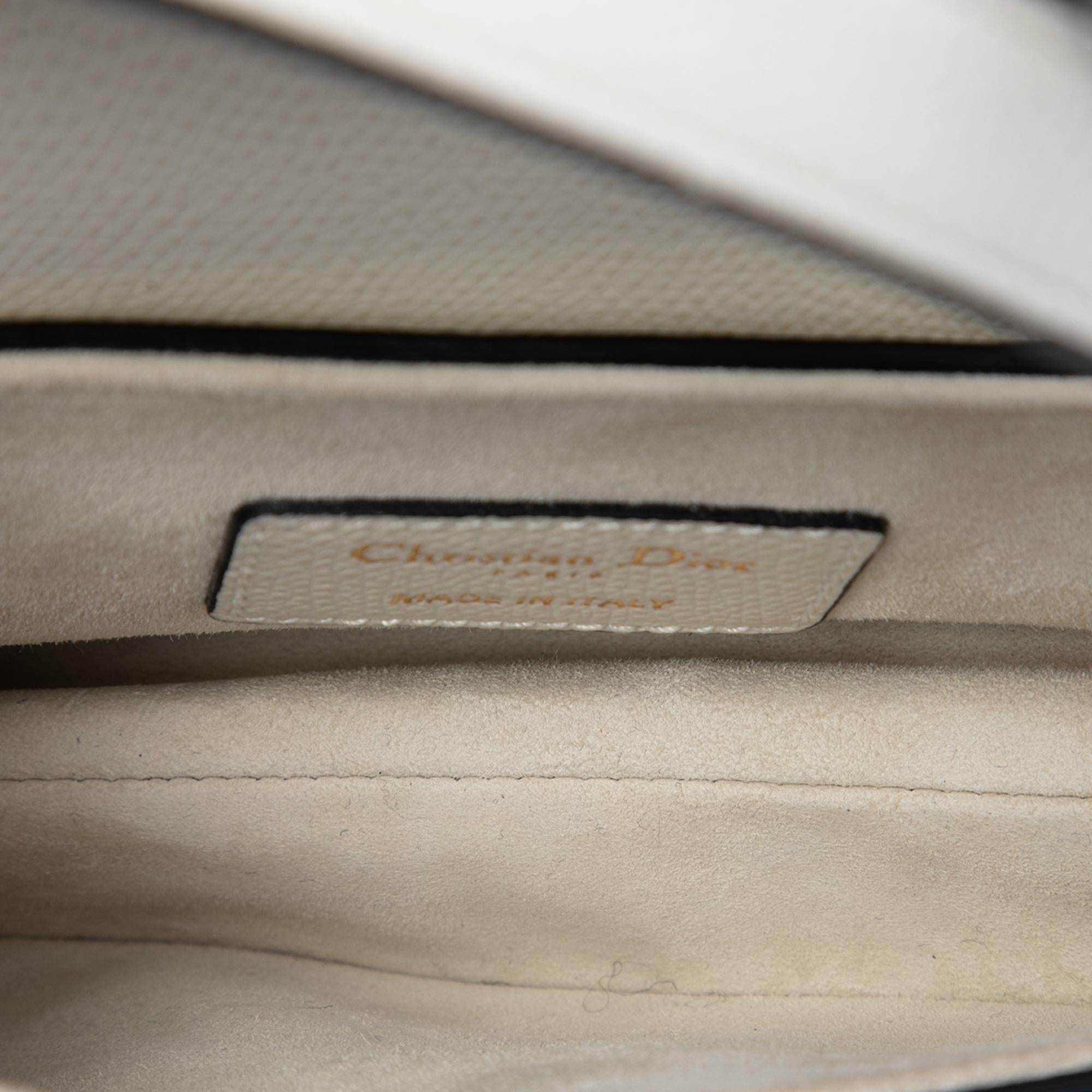 Dior Mini Grained Calfskin Saddle Bag