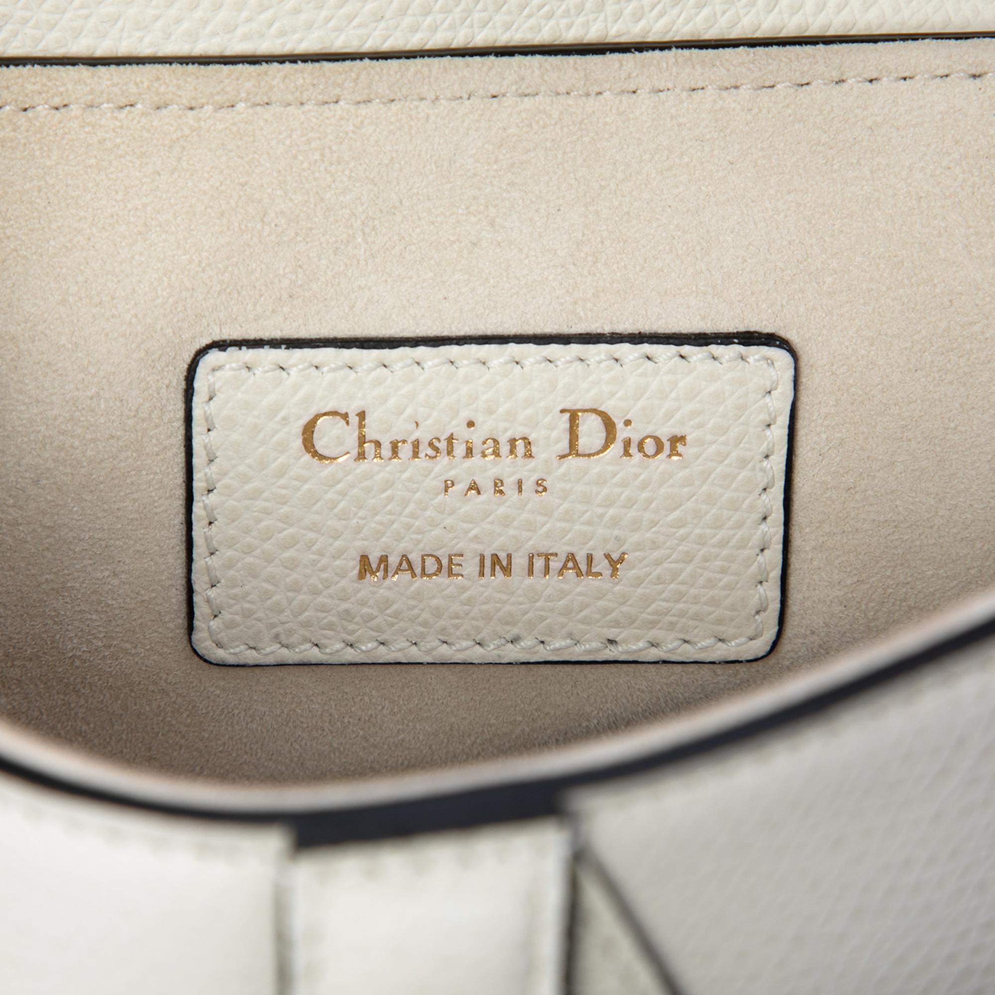 Dior Mini Grained Calfskin Saddle Bag