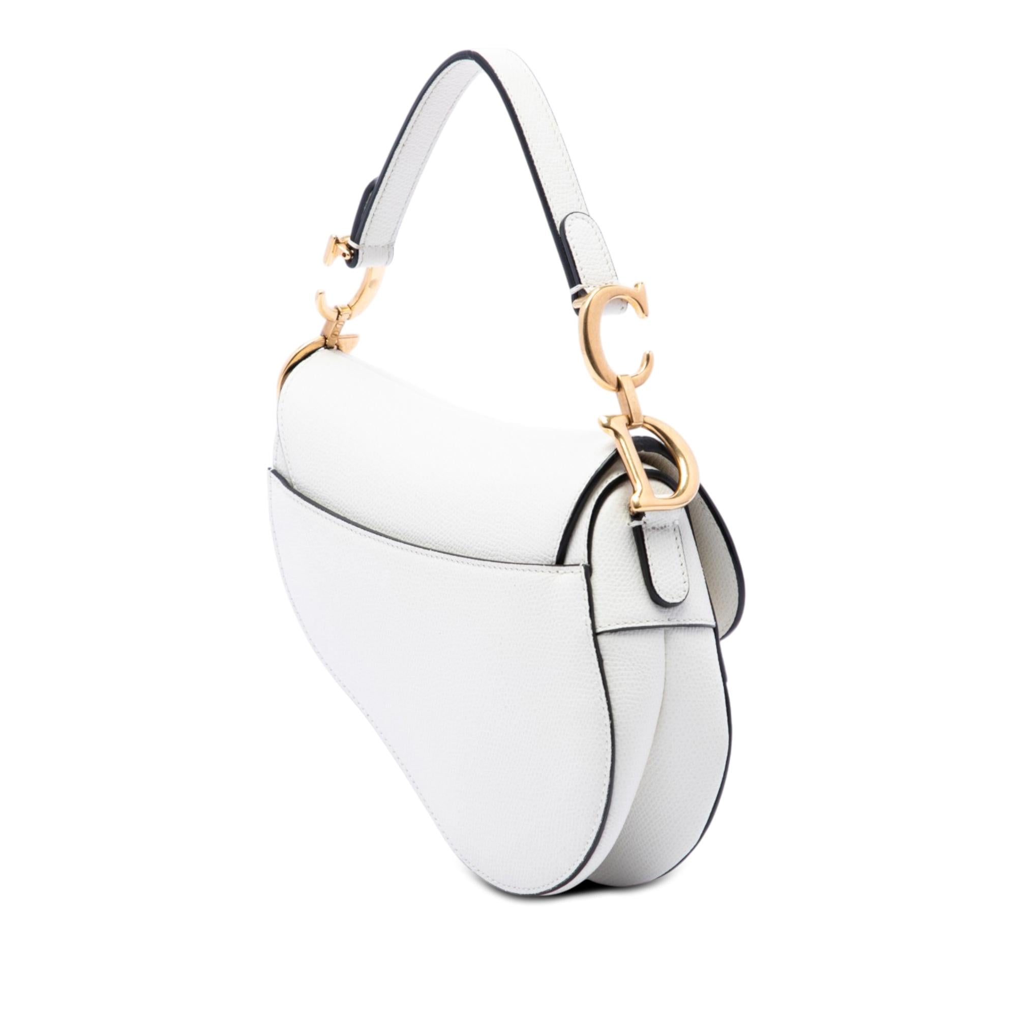 Dior Mini Grained Calfskin Saddle Bag