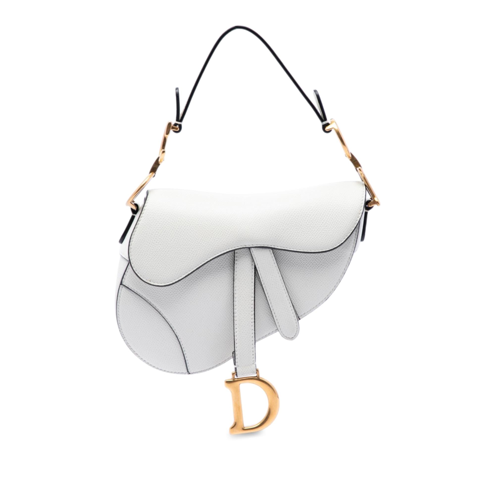 Dior Mini Grained Calfskin Saddle Bag