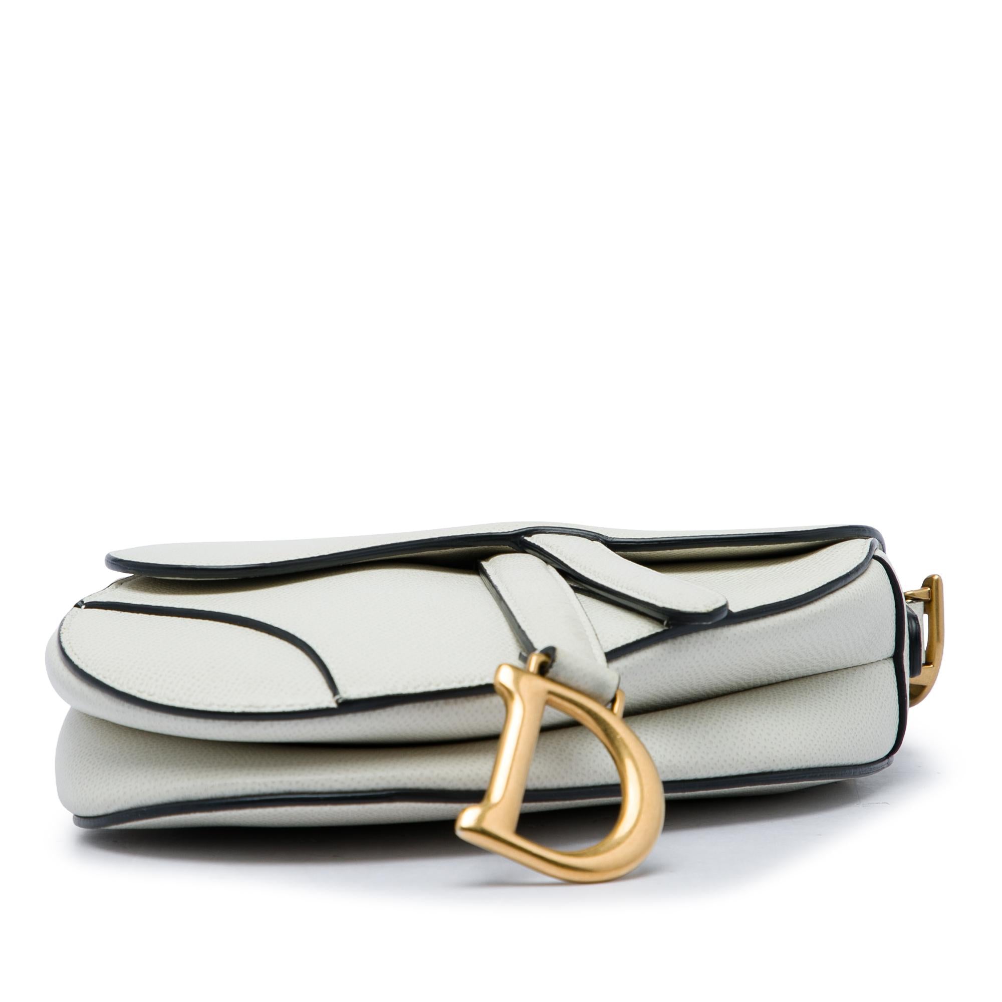 Dior Mini Grained Calfskin Saddle Bag