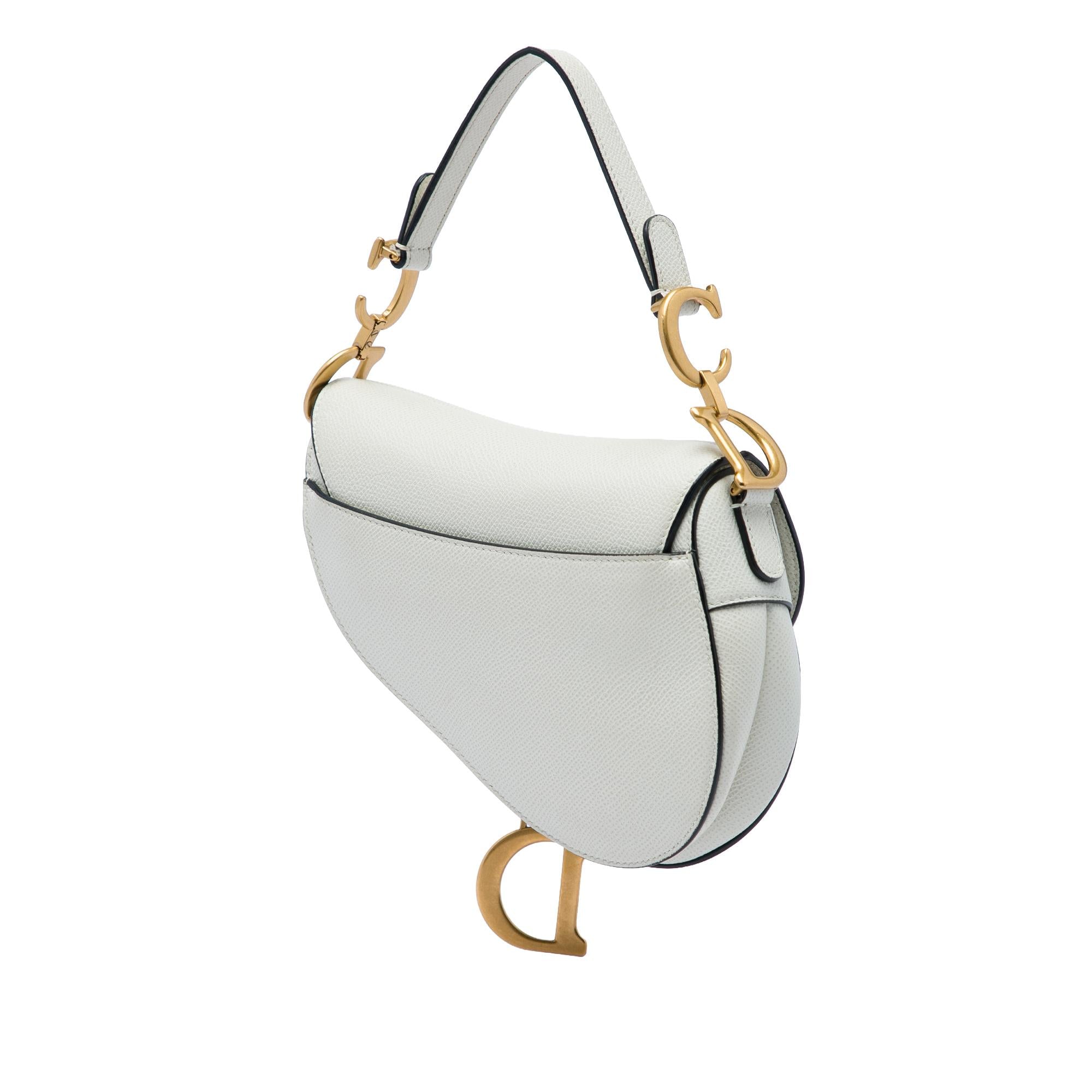 Dior Mini Grained Calfskin Saddle Bag