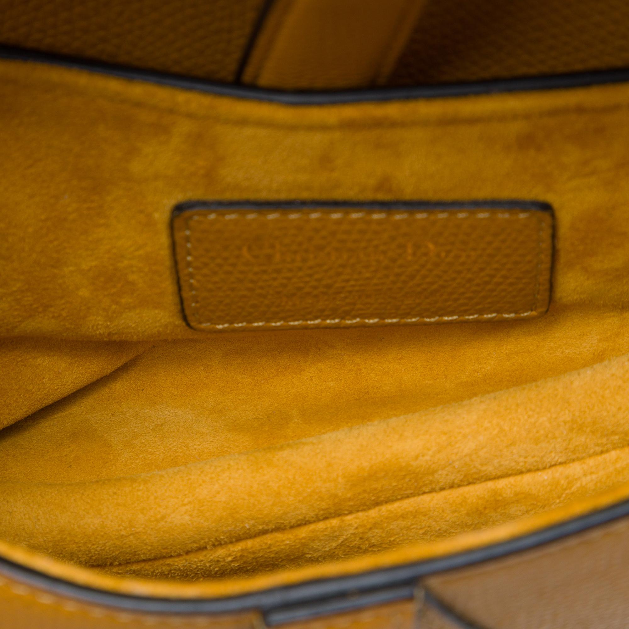 Dior Mini Grained Calfskin Saddle Bag