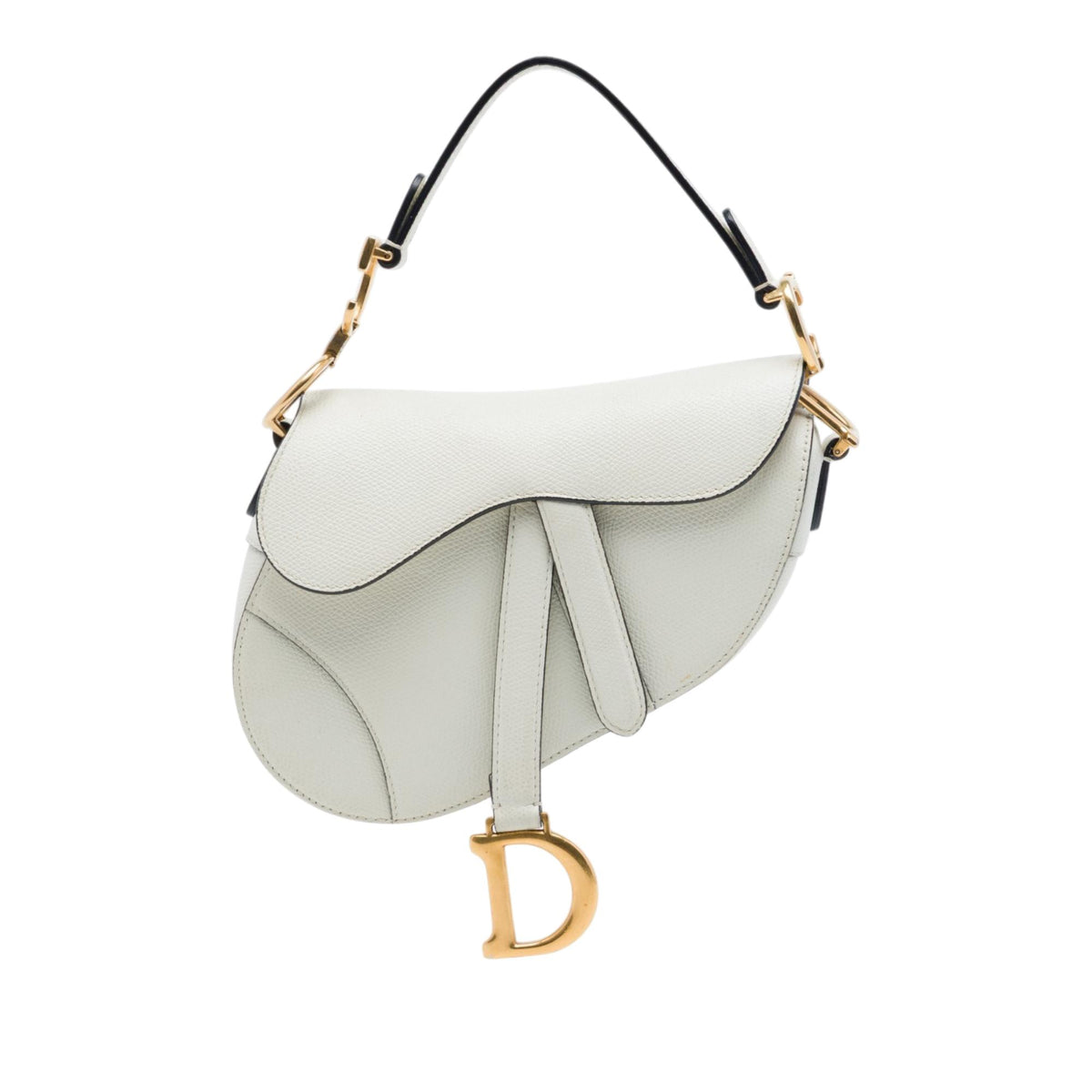 Dior Mini Grained Calfskin Saddle Bag