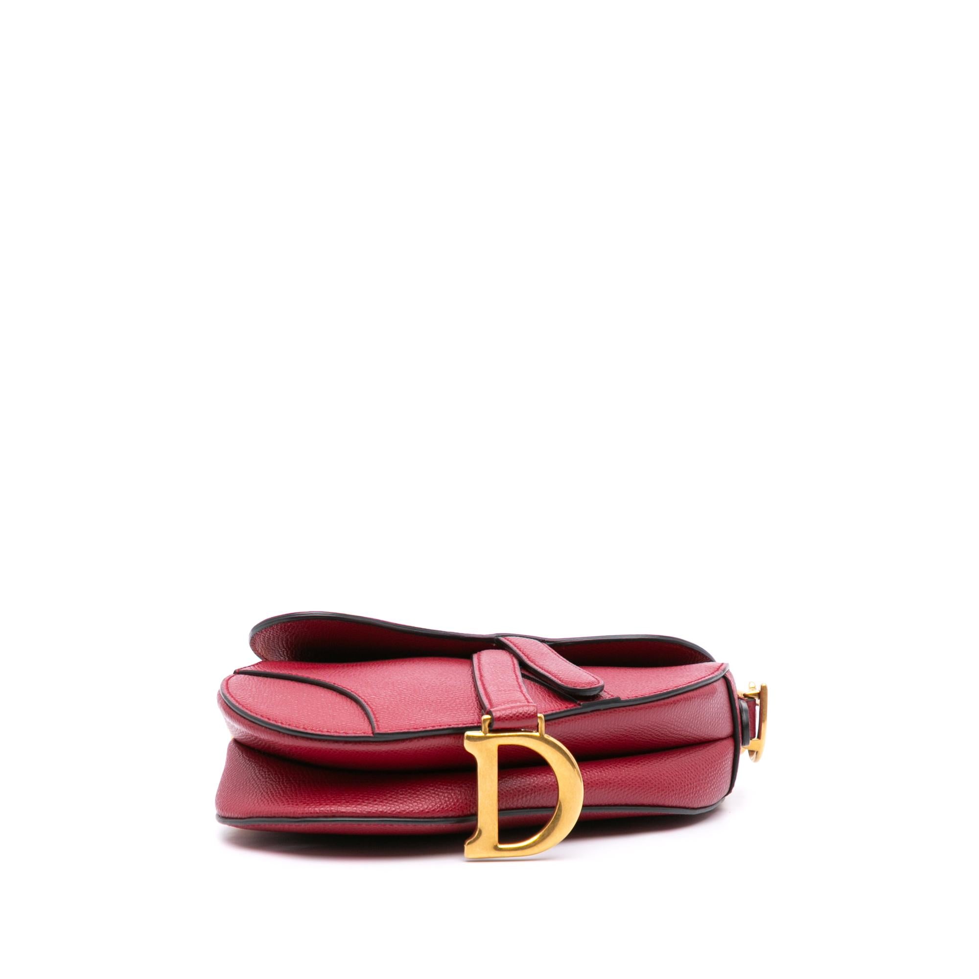 Dior Mini Grained Calfskin Saddle