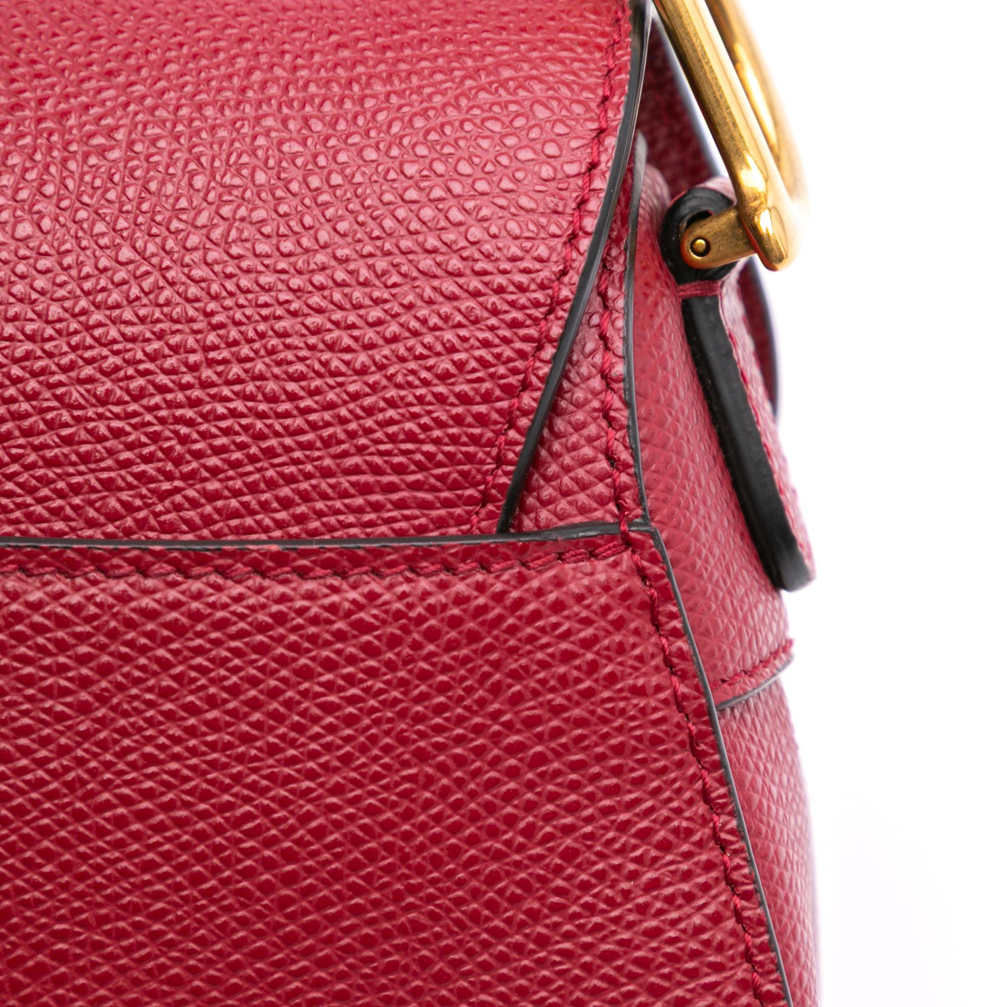 Dior Mini Grained Calfskin Saddle