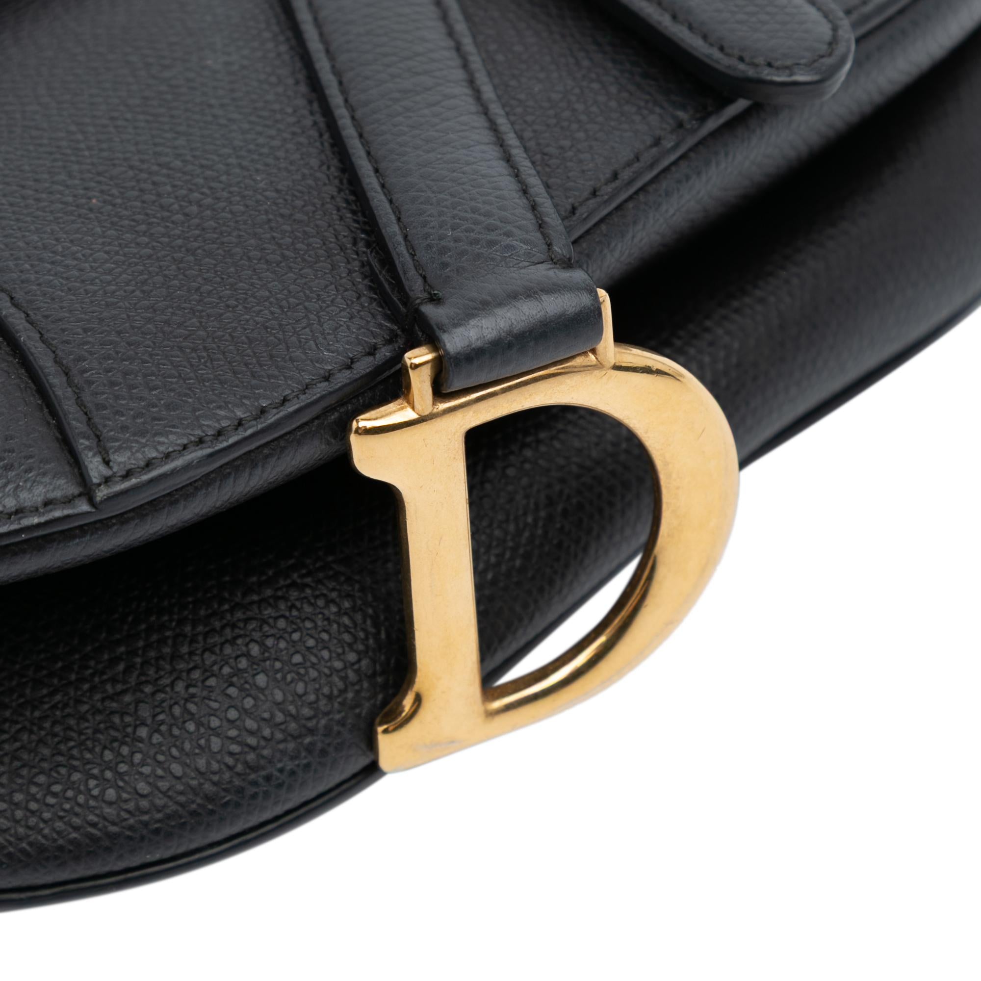 Dior Mini Grained Calfskin Saddle