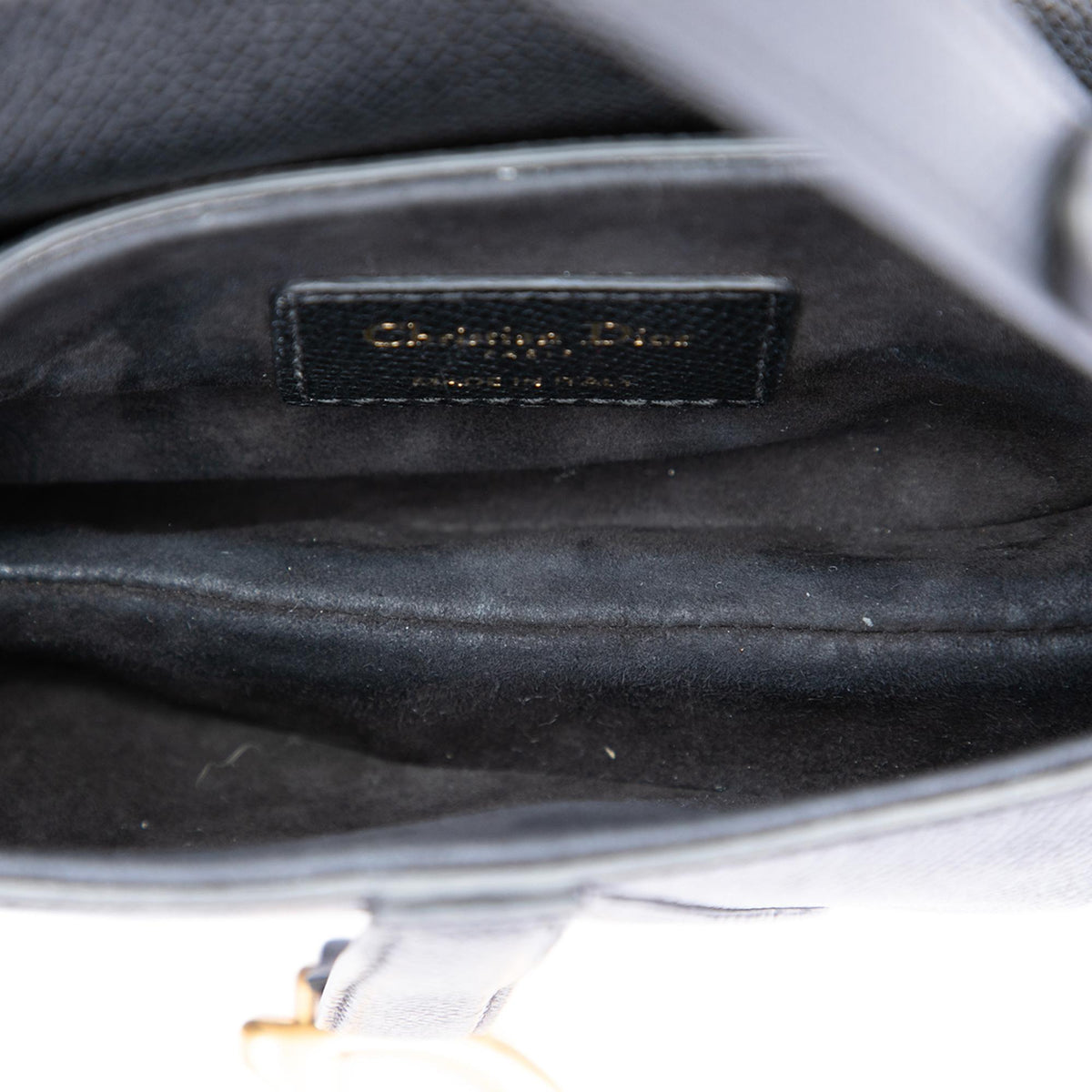 Dior Mini Grained Calfskin Saddle
