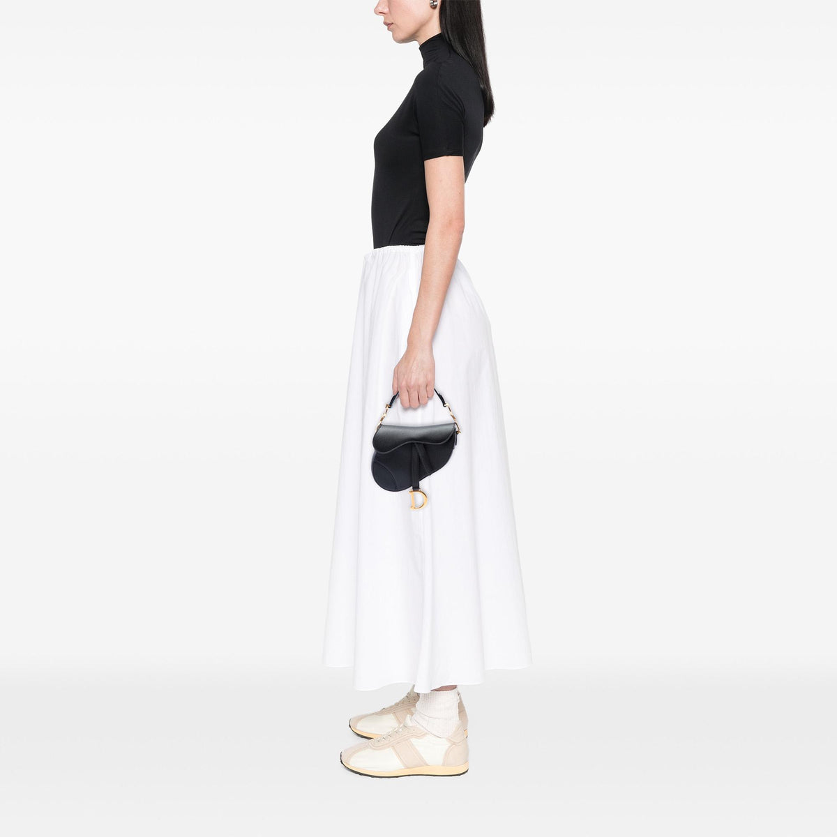 Dior Mini Grained Calfskin Saddle