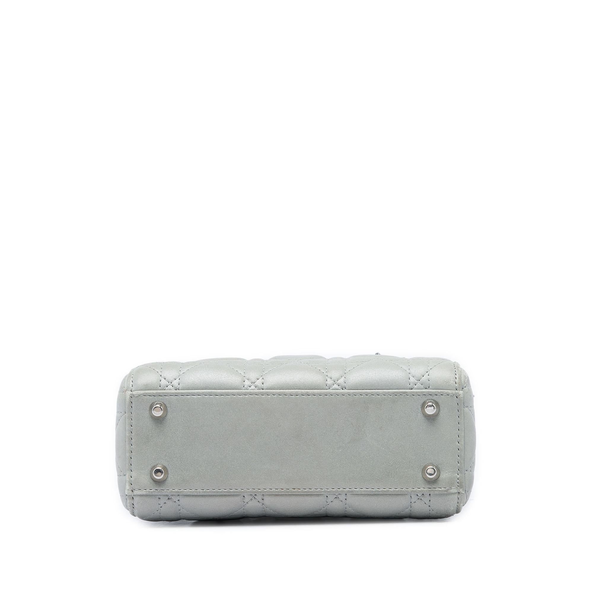Dior Mini Iridescent Lambskin Cannage Lady Dior