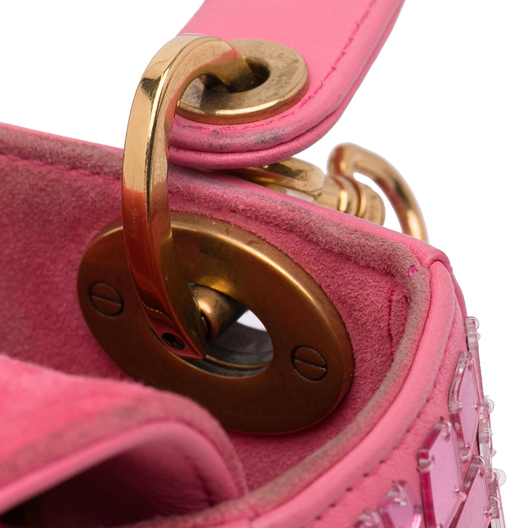 Dior Mini Lady Dior Embroidered Mosaic of Mirrors (SHG-VLVCzG)