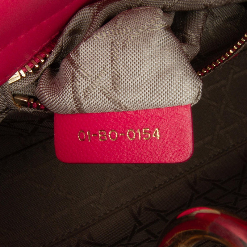Dior Mini Lambskin Cannage Lady Dior (SHG-wGrjFc)