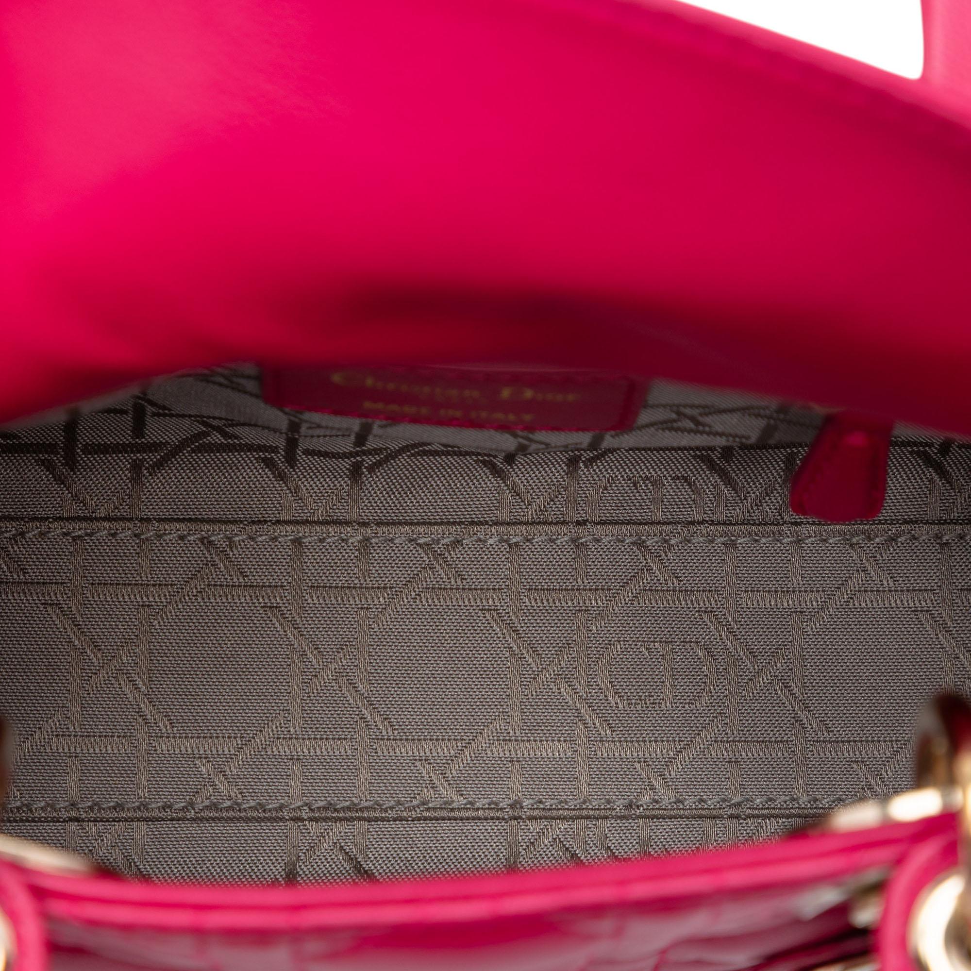 Dior Mini Lambskin Cannage Lady Dior