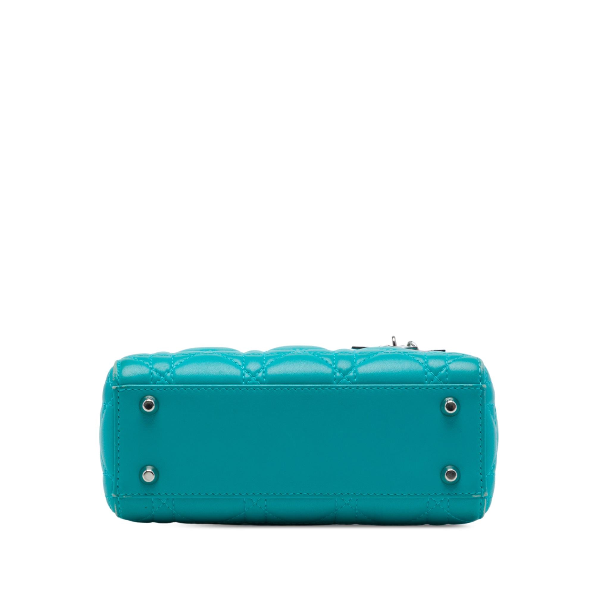 Dior Mini Lambskin Cannage Lady Dior