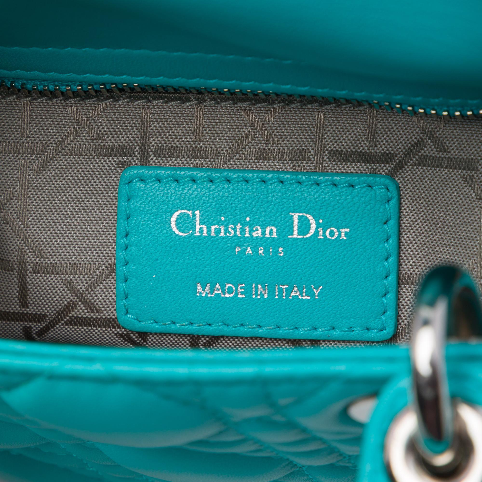 Dior Mini Lambskin Cannage Lady Dior