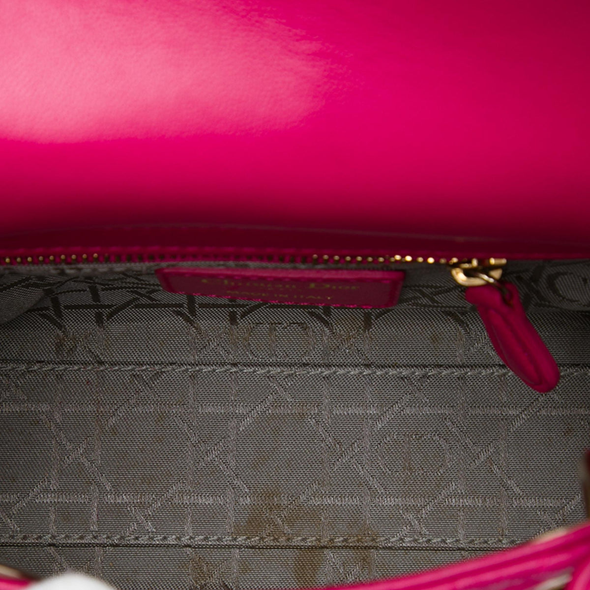 Dior Mini Lambskin Cannage Lady Dior