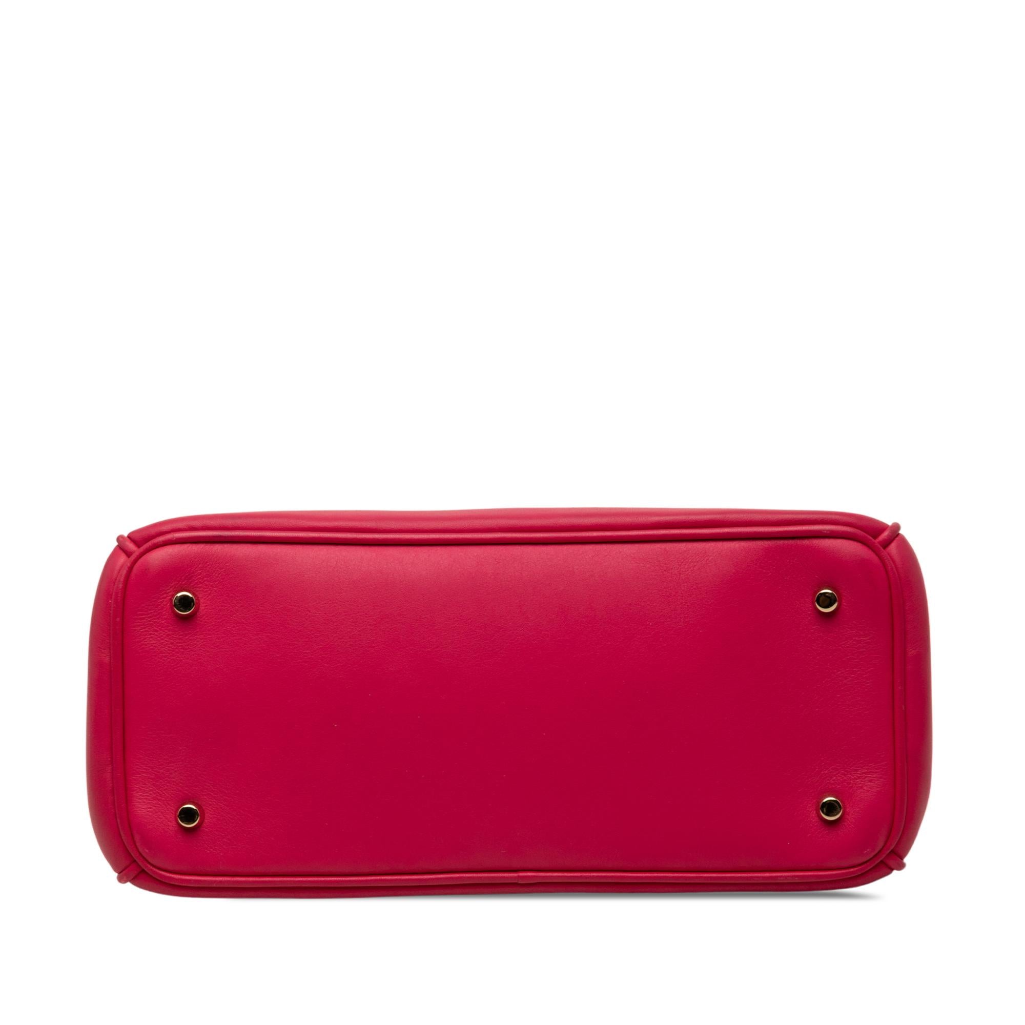 Dior Mini Leather Diorissimo Satchel
