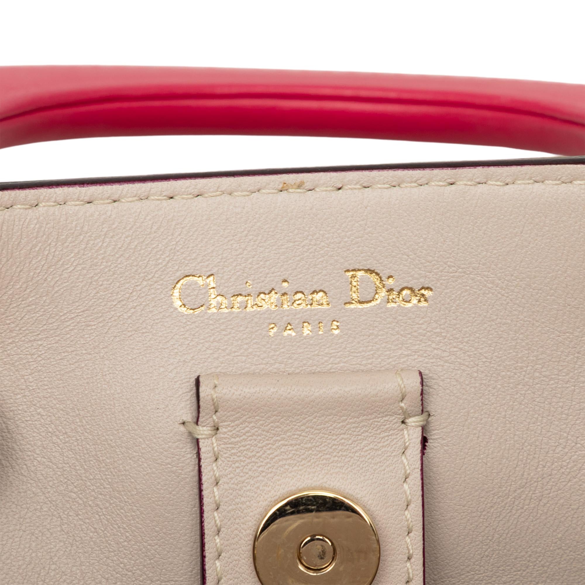Dior Mini Leather Diorissimo Satchel