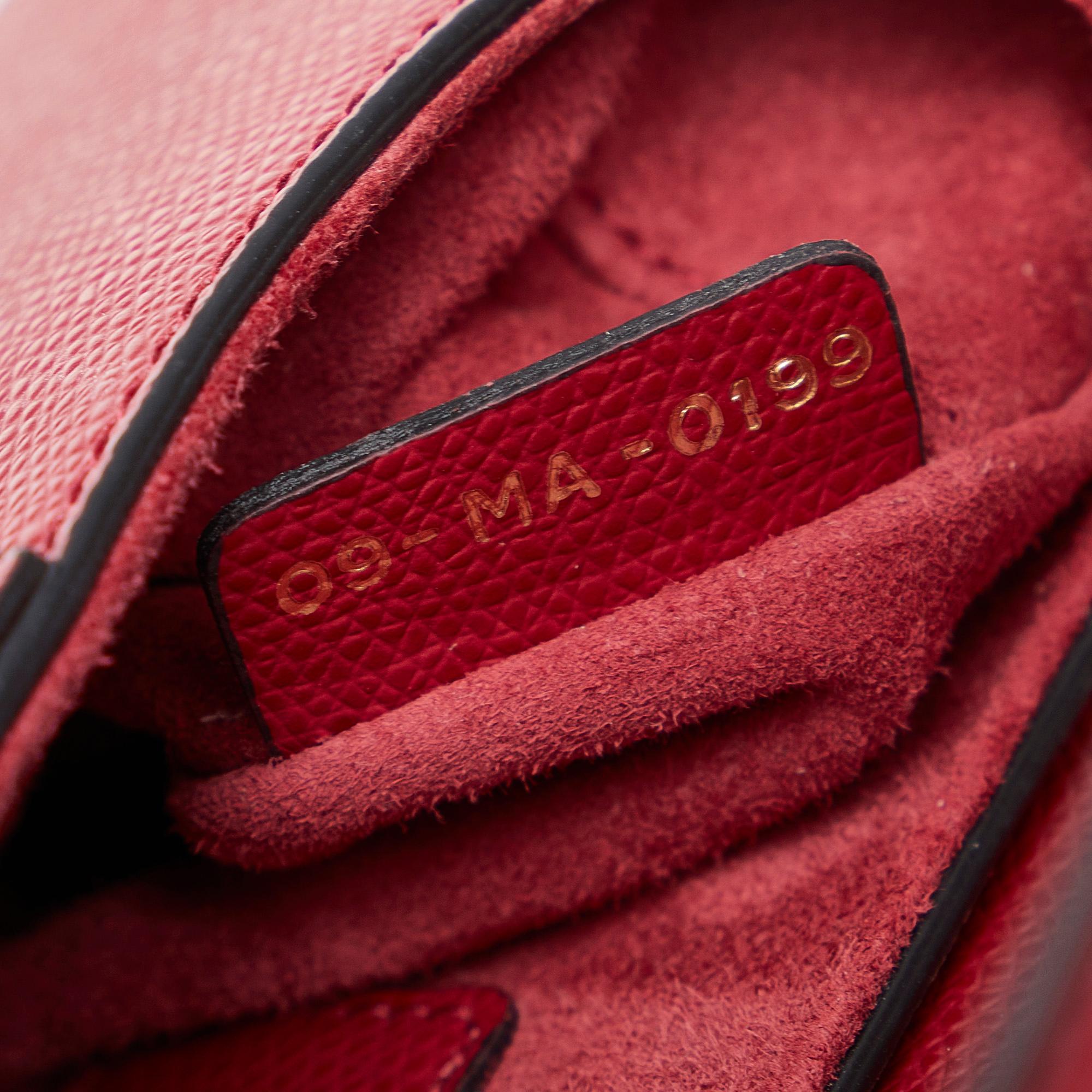 Dior Mini Leather Saddle Bag (SHG-n1dLDu)