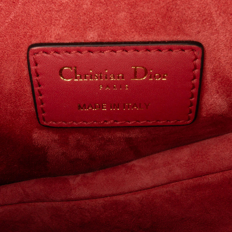 Dior Mini Leather Saddle Bag (SHG-iNrQ7F)