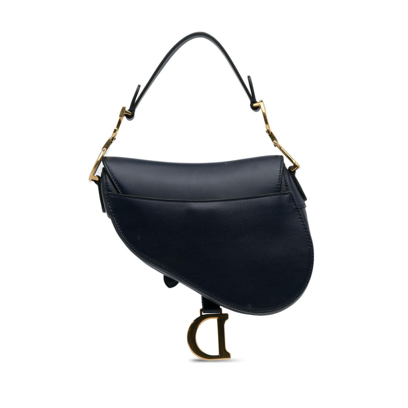 Dior Mini Leather Saddle Bag (SHG-I7iWRo)