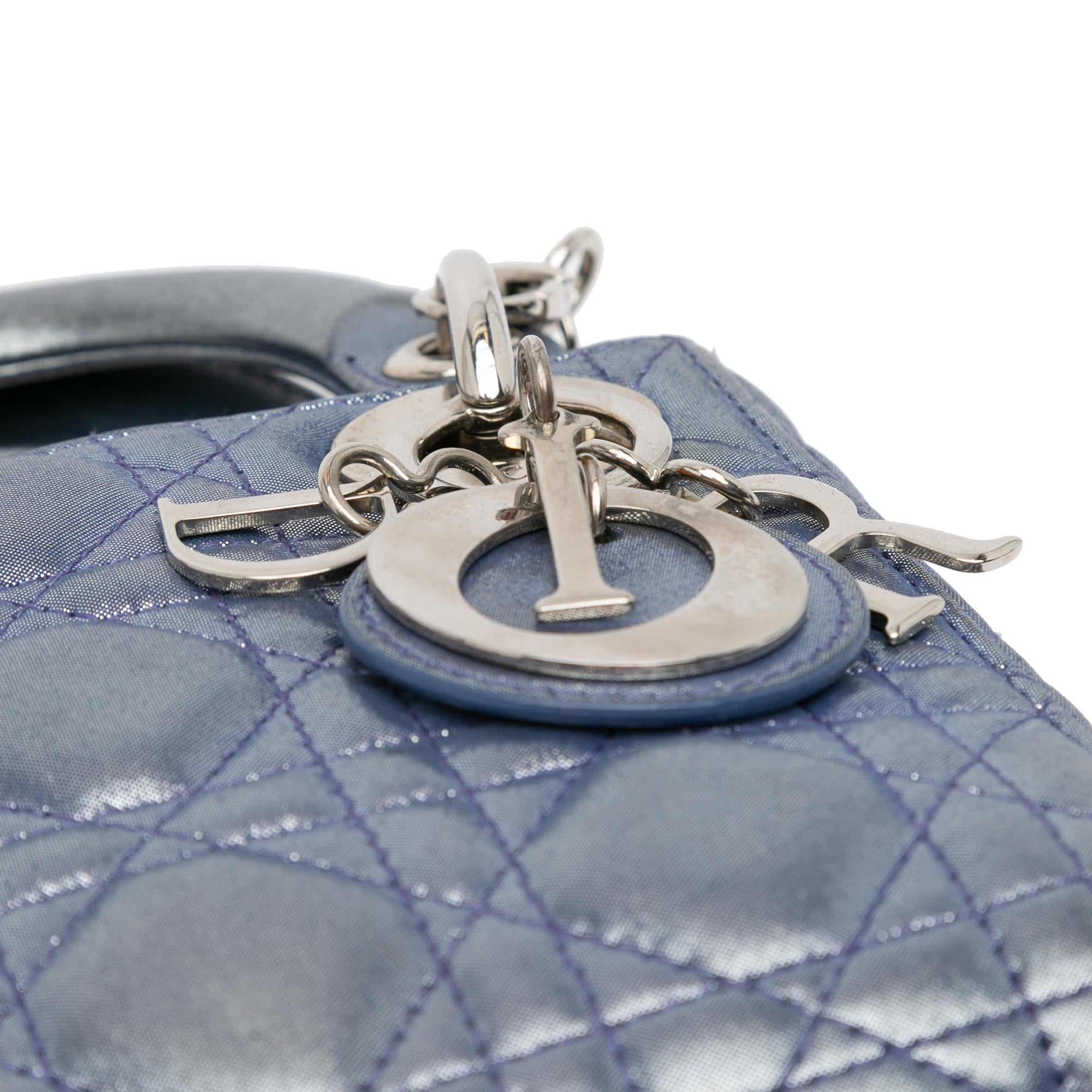 Dior Mini Metallic Lambskin Cannage Lady Dior (SHG-N1MHIR)