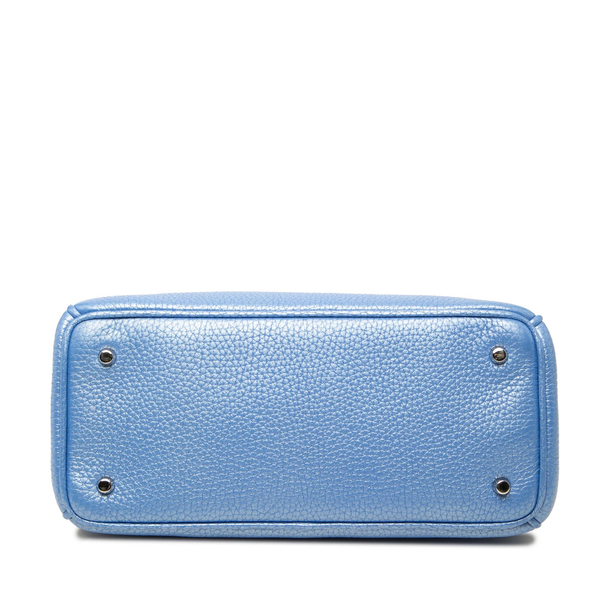 Dior Mini Metallic Pebbled Calfskin Diorissimo Satchel