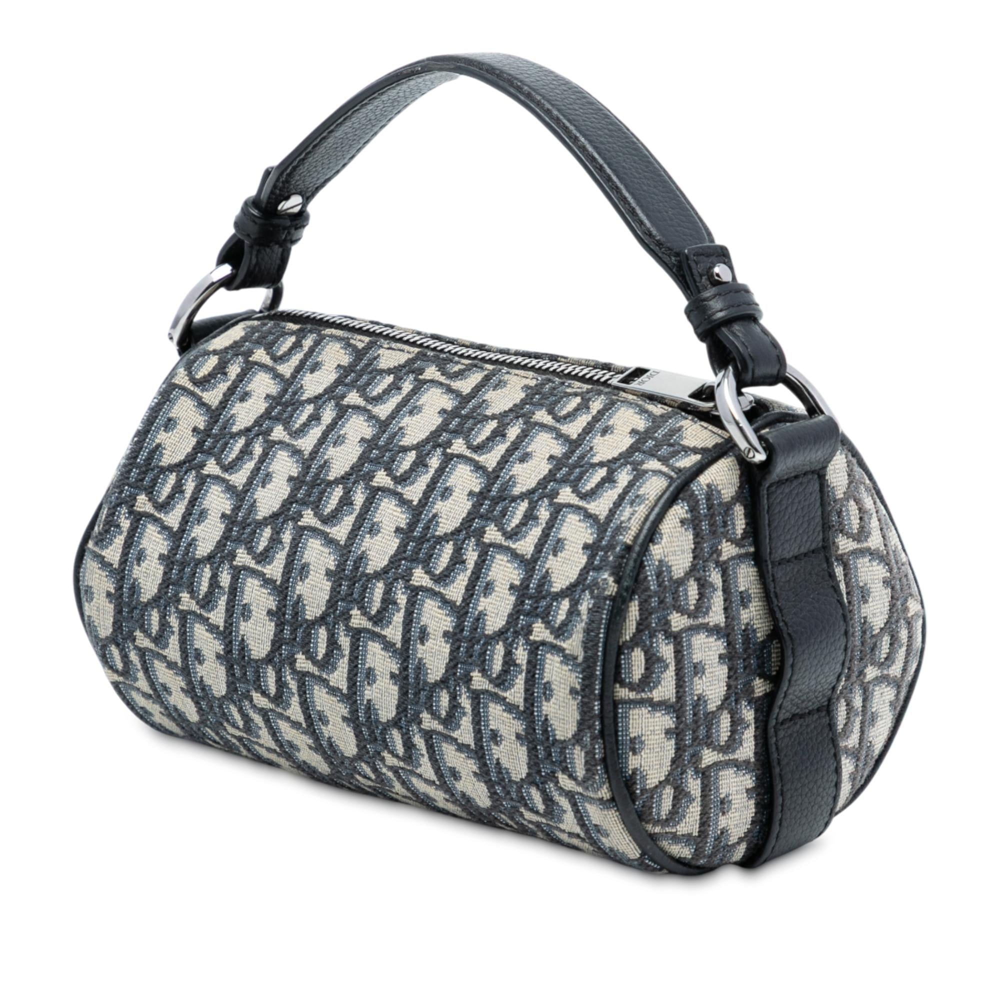 Dior Mini Oblique Canvas Roller Messenger Bag