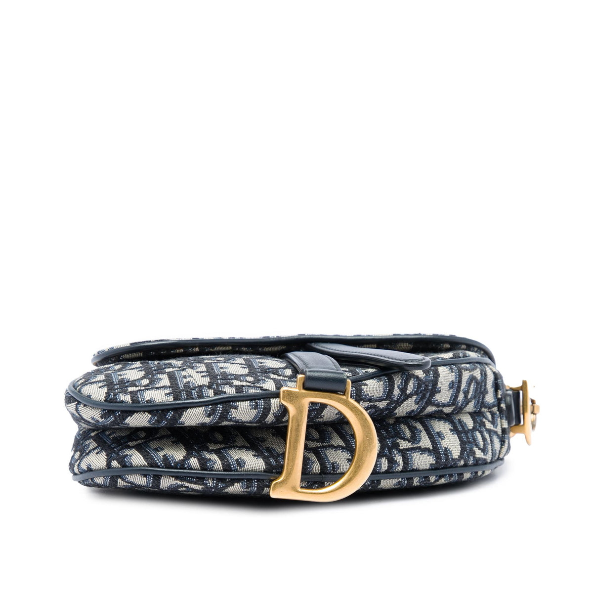 Dior Mini Oblique Canvas Saddle Bag