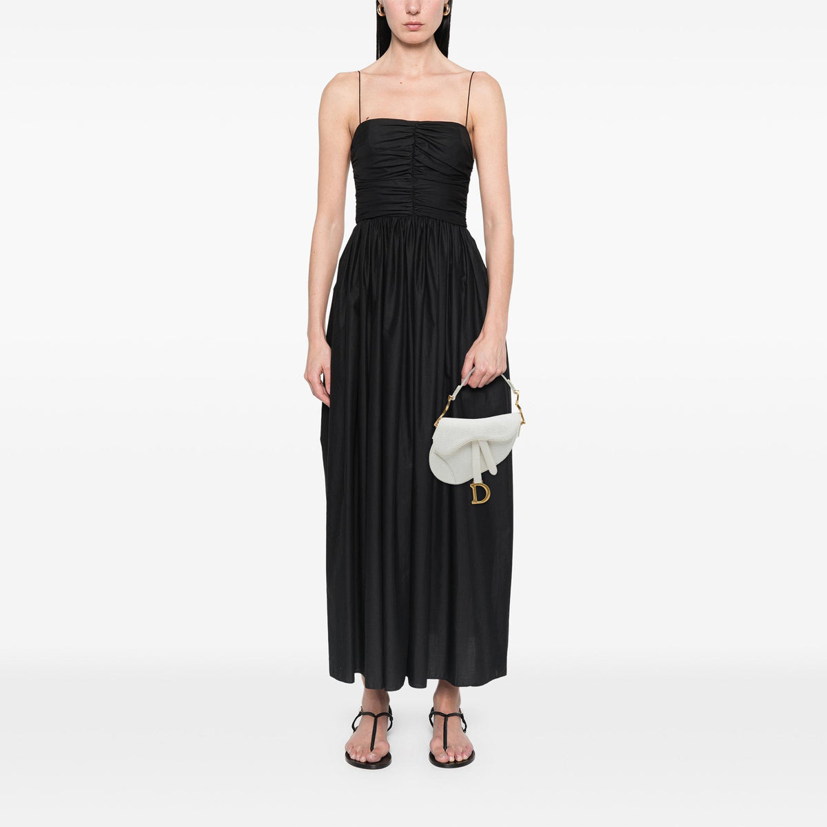 Dior Mini Oblique Embroidered Canvas Saddle Bag