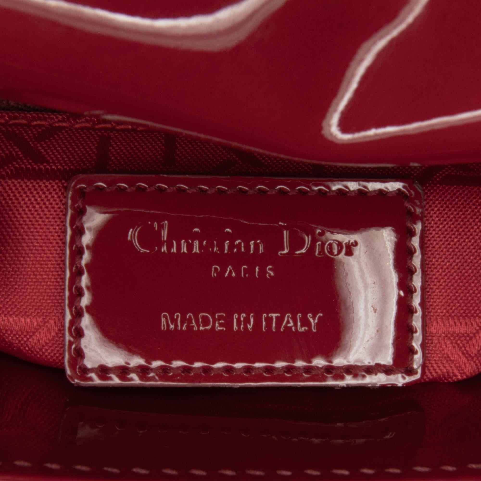 Dior Mini Patent Cannage Lady Dior (SHG-xyZM3w)