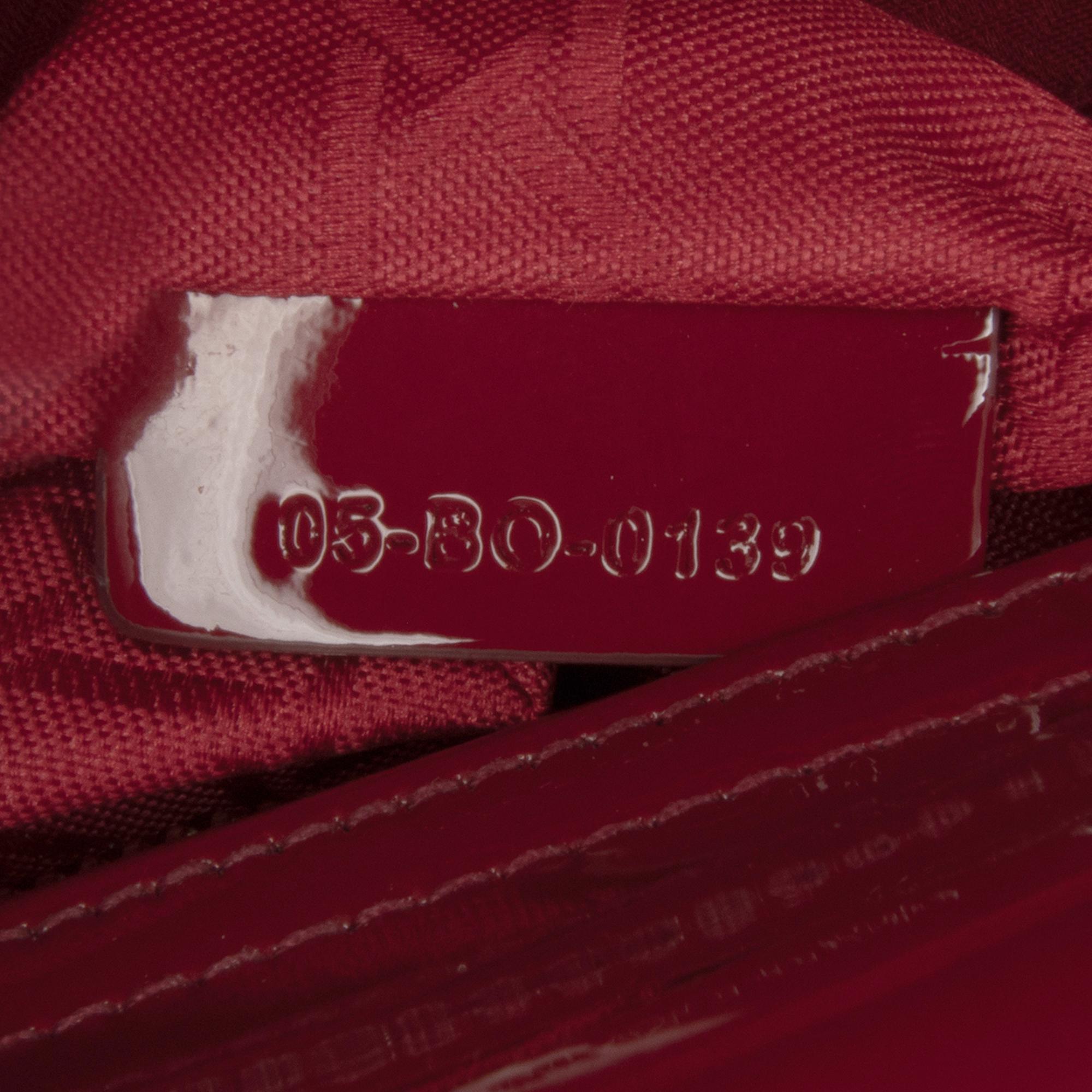 Dior Mini Patent Cannage Lady Dior (SHG-xyZM3w)