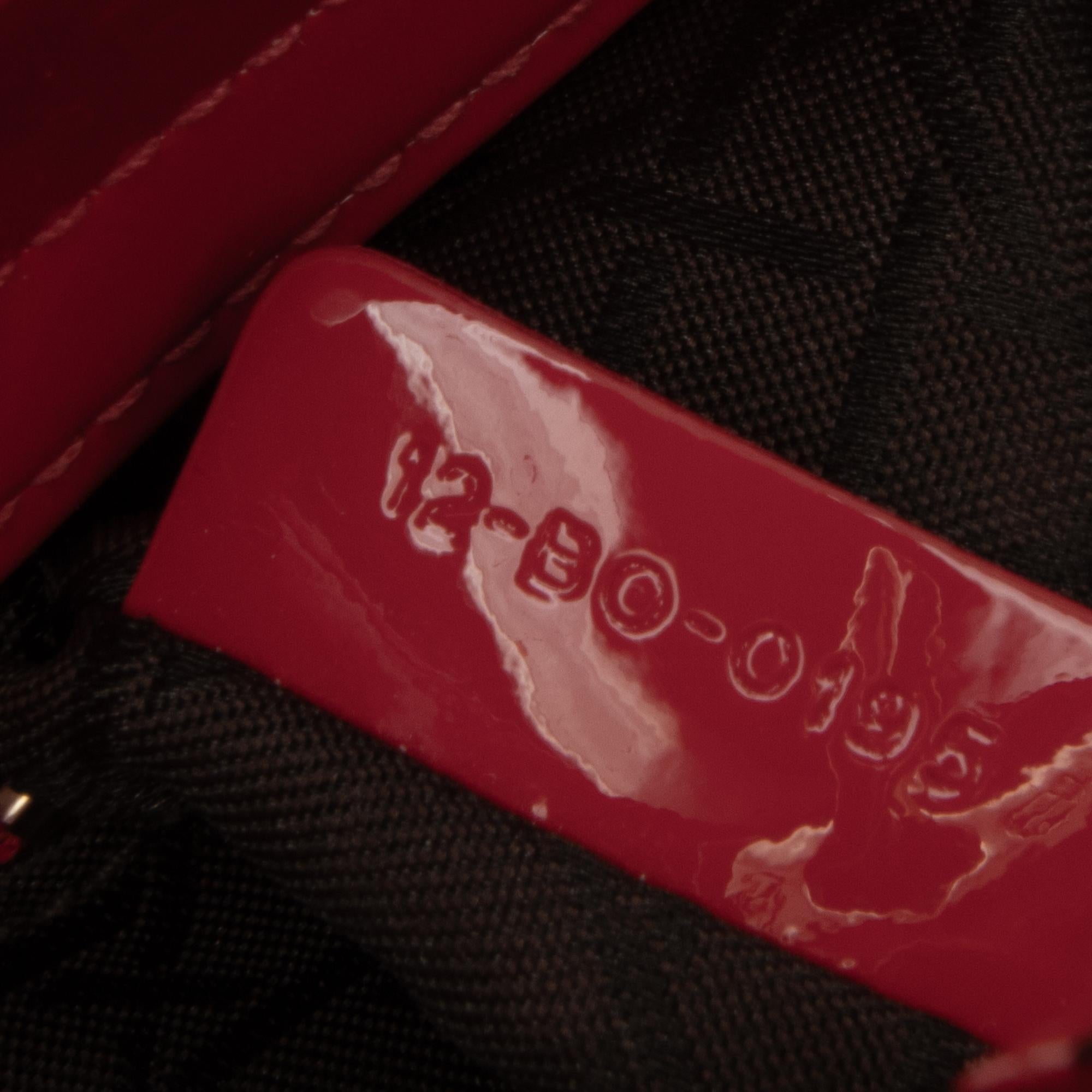 Dior Mini Patent Cannage Lady Dior (SHG-P63Gtn)