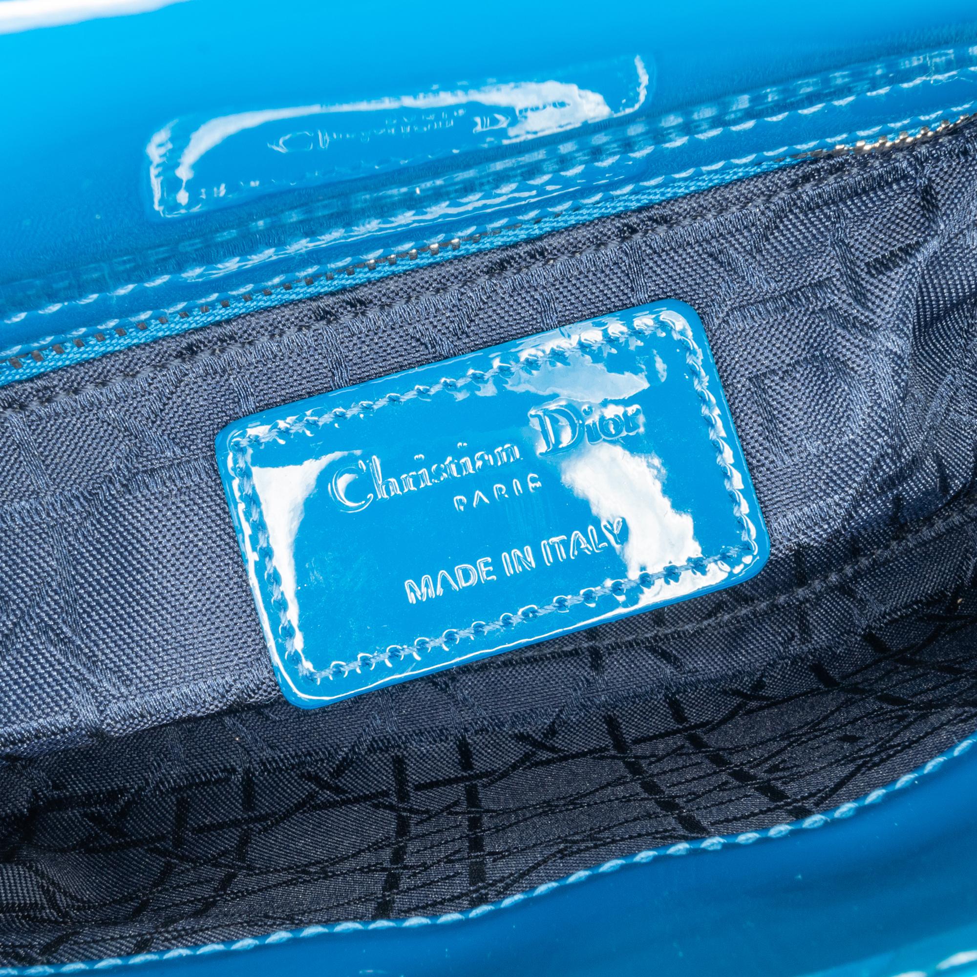 Dior Mini Patent Cannage Lady Dior (SHG-zYgJeg)