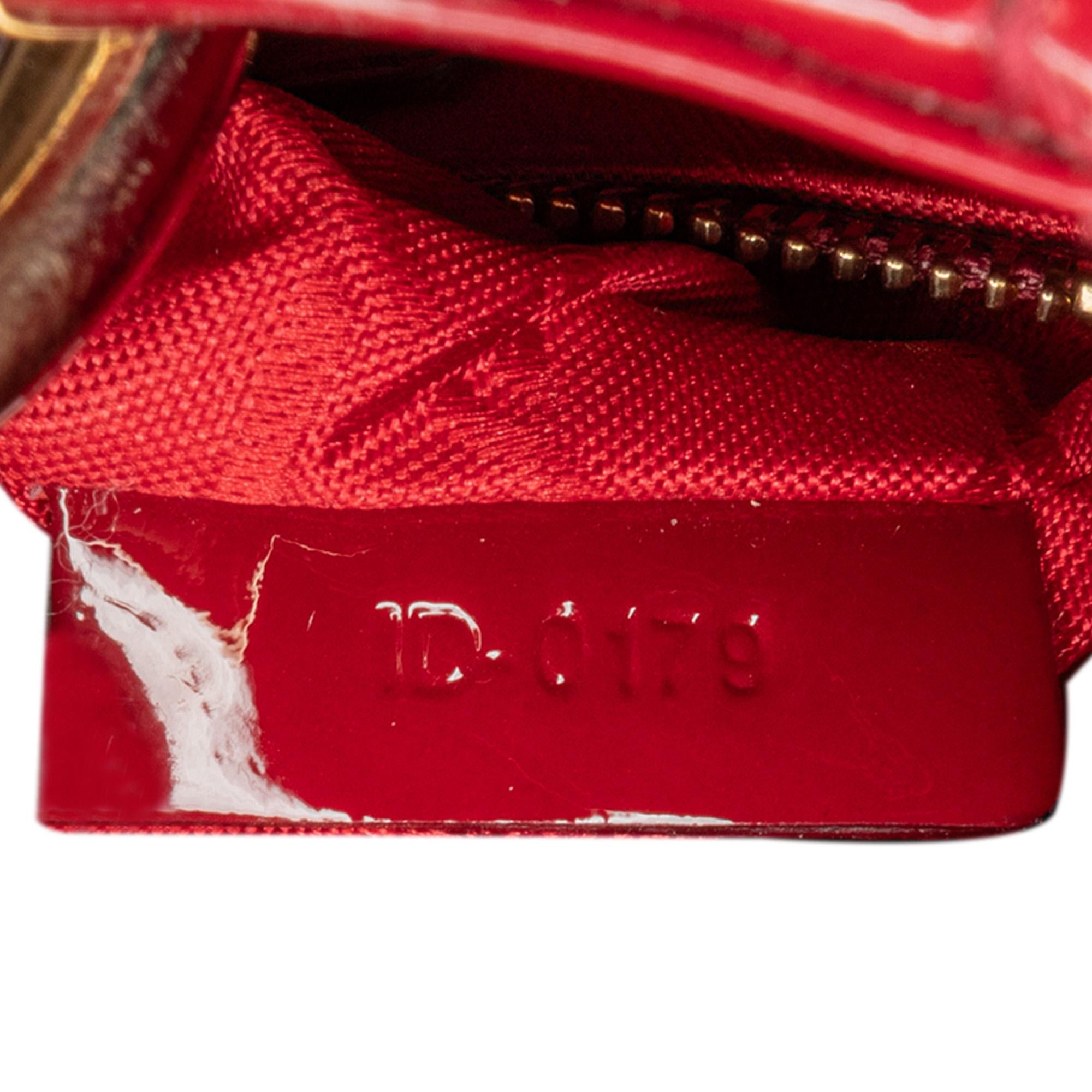 Dior Mini Patent Cannage Lady Dior (SHG-6VO4GV)