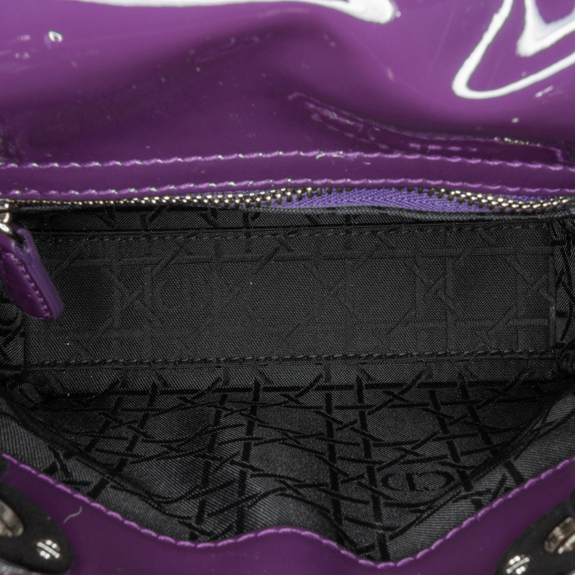 Dior Mini Patent Cannage Lady Dior