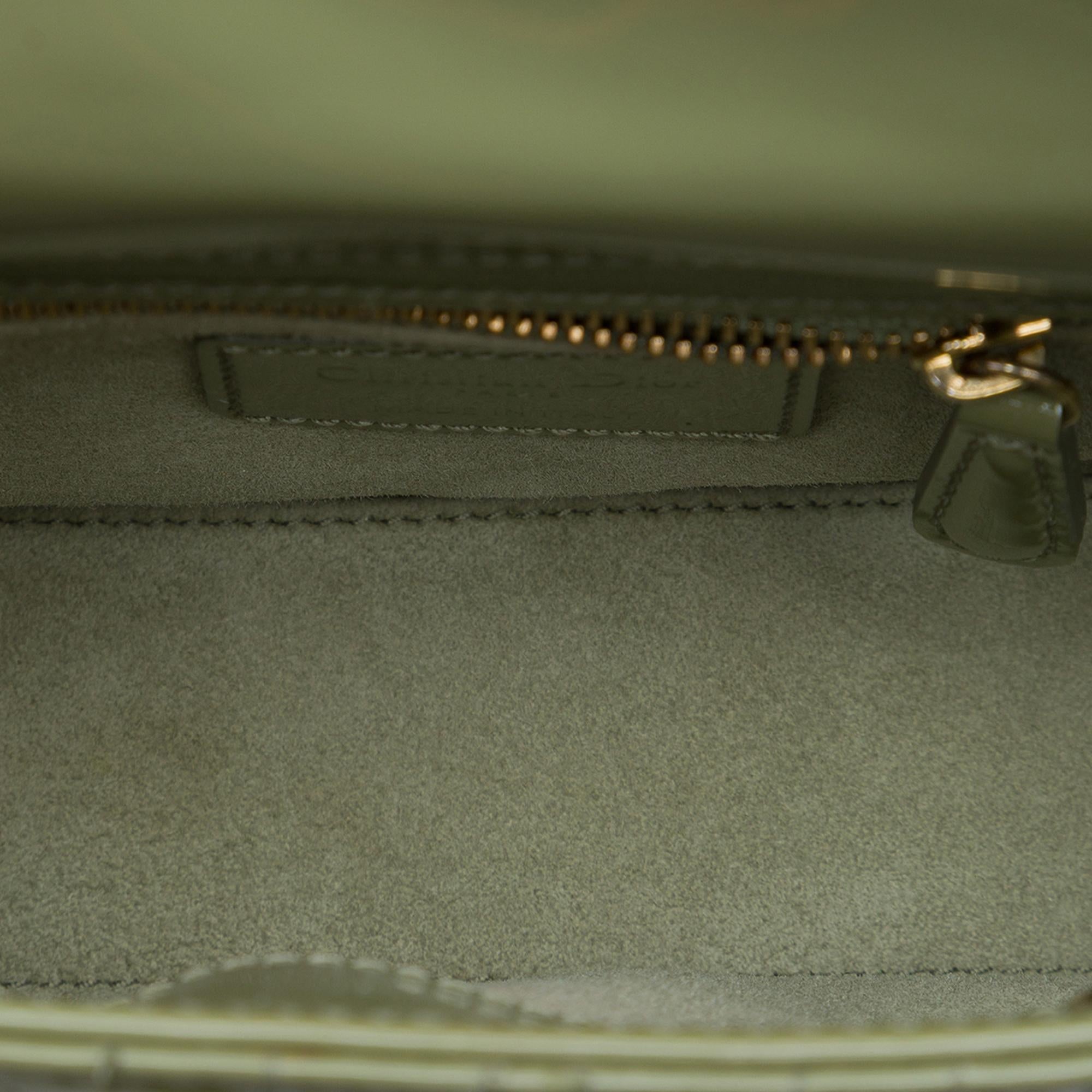Dior Mini Patent Cannage Lady Dior