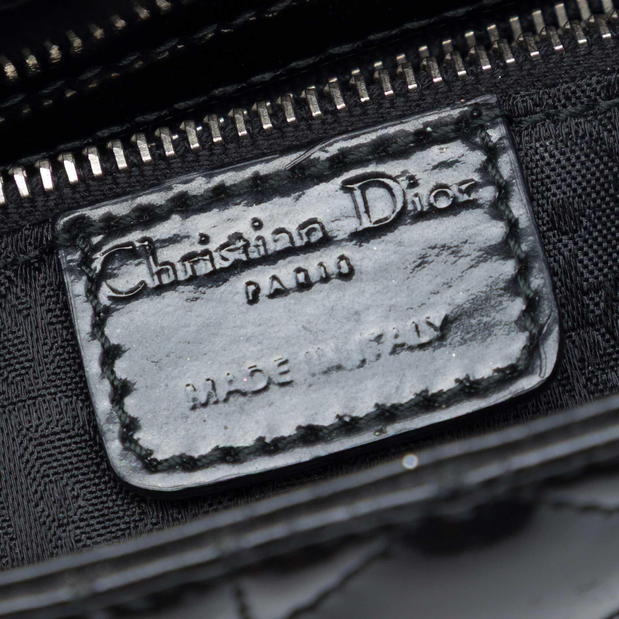 Dior Mini Patent Cannage Lady Dior