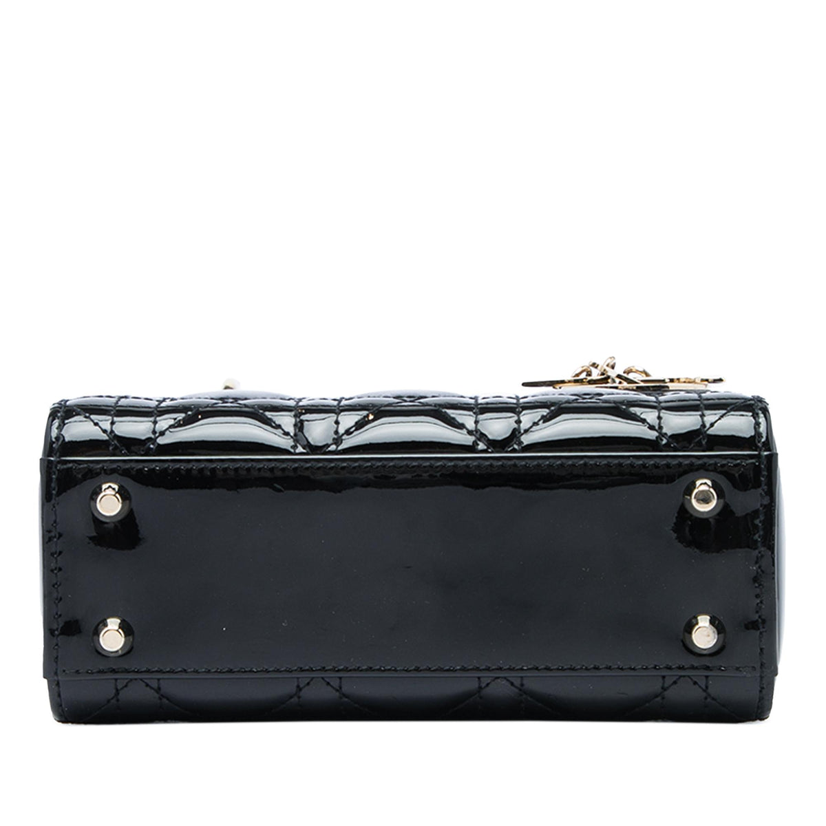 Dior Mini Patent Cannage Lady Dior